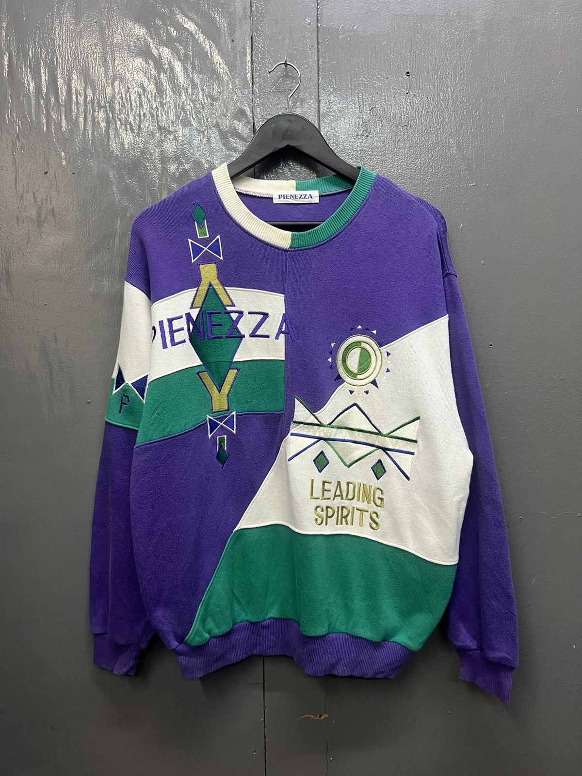 Vintage Vintage Pienizza Sweatshirt Size US L / EU 52-54 / 3 - 1 Thumbnail