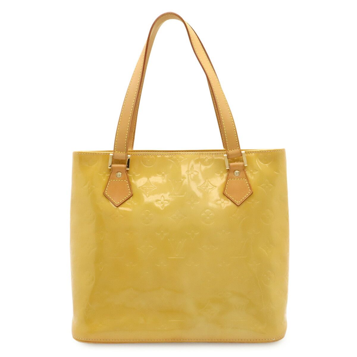 Louis Vuitton Louis Vuitton Houston Monogram Vernis 2Way Bag Enamel Tote Bag M91055 in Yellow, Women's