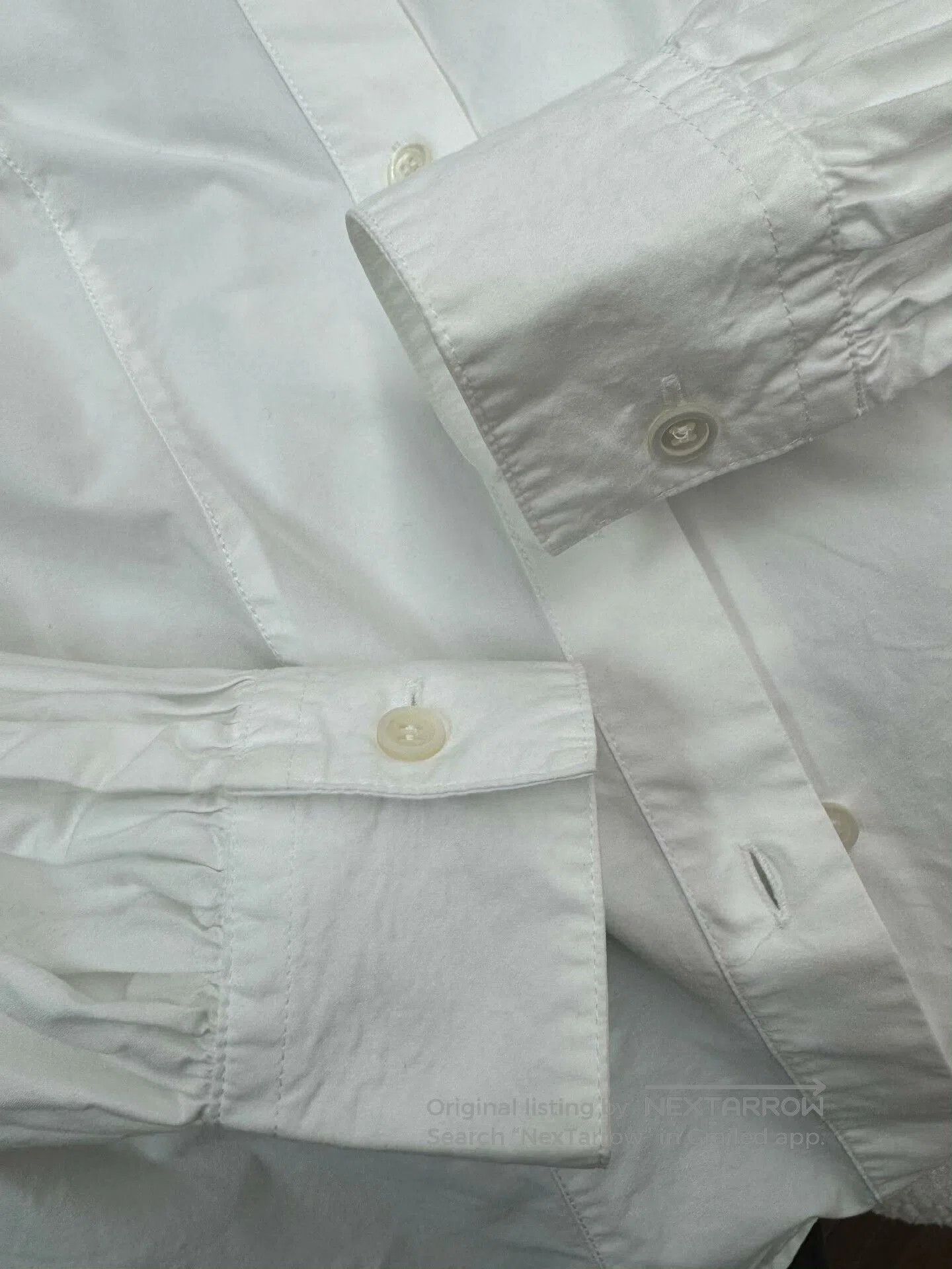 Loewe LOEWE Ruffled Collar White Shirt. Size US XS / EU 42 / 0 - 5 Thumbnail
