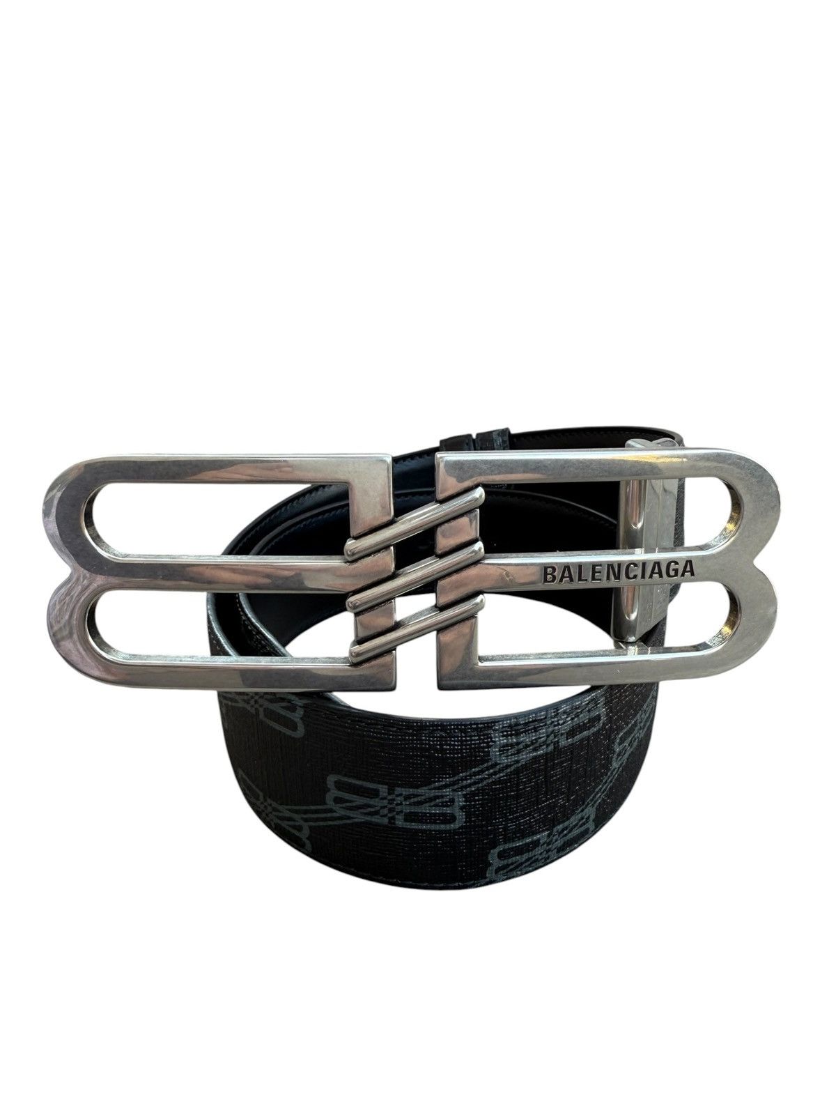 Balenciaga Balenciaga double b belt black Size ONE SIZE - 3 Thumbnail