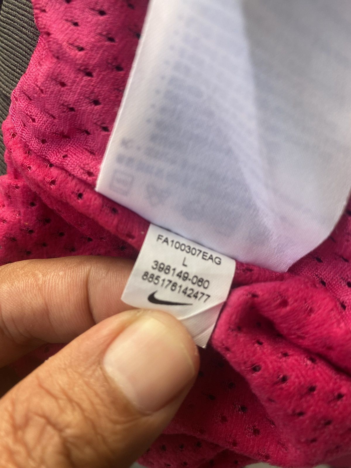 Nike Nike Grey Pink Nylon Pants Size 28" / US 6 / IT 42 - 10 Thumbnail
