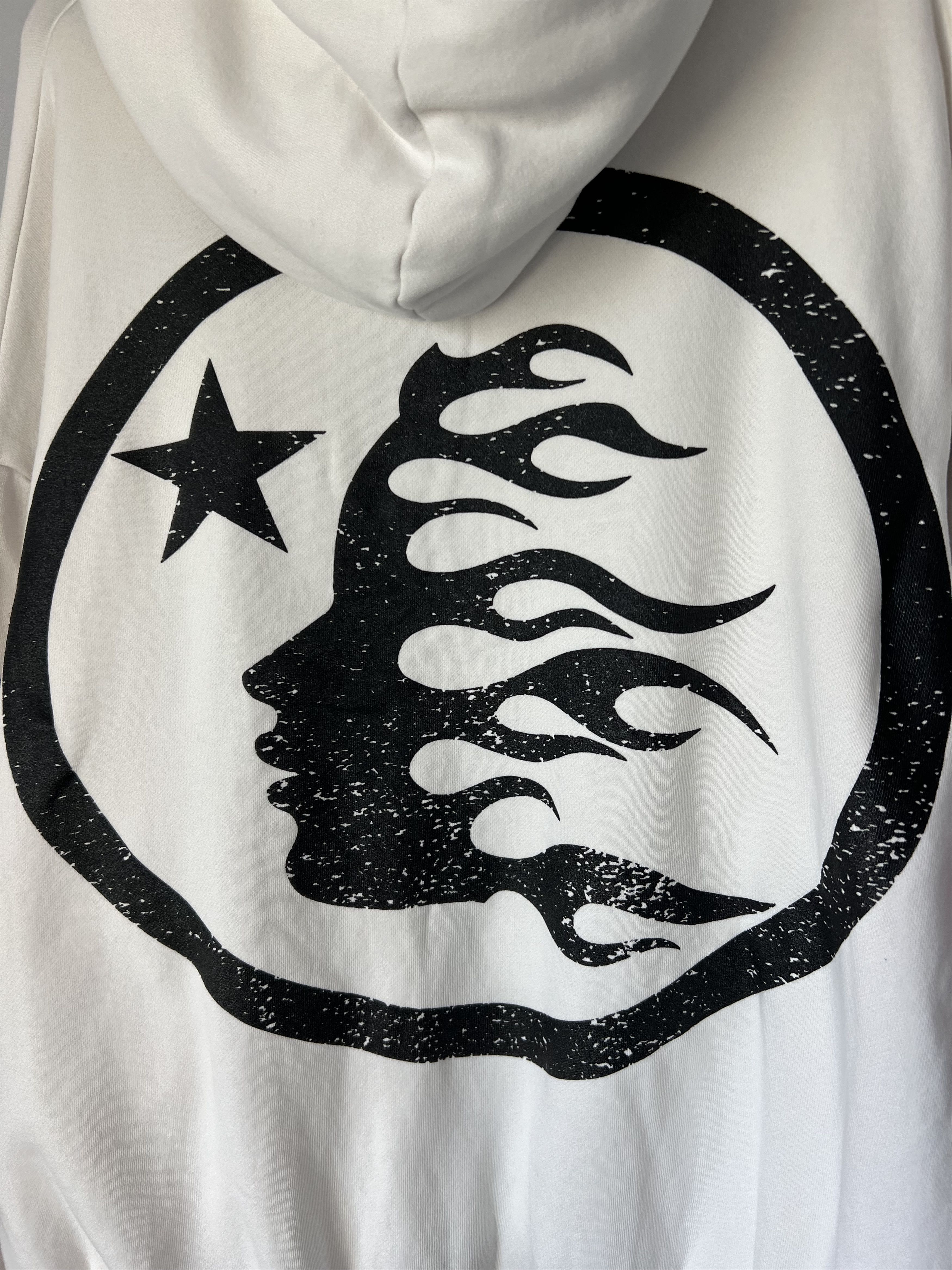 HELLSTAR Hellstar Records Zip Up Hoodie in White Size US XL / EU 56 / 4 - 5 Thumbnail