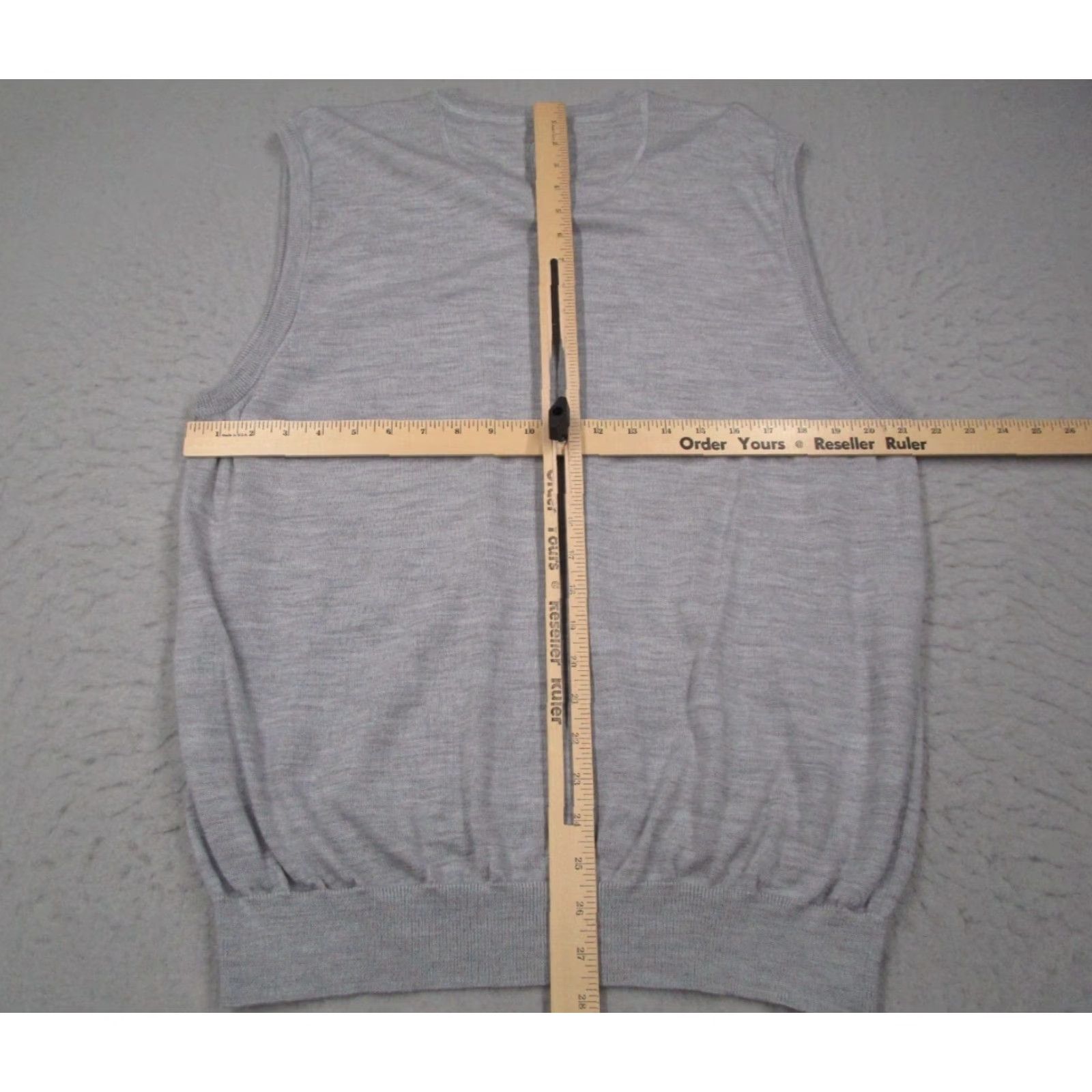 Footjoy FootJoy Vest Mens Large Gray V Neck Wool Sleeveless Pullover Work Travel Golf Shirt Size US L / EU 52-54 / 3 - 5 Thumbnail