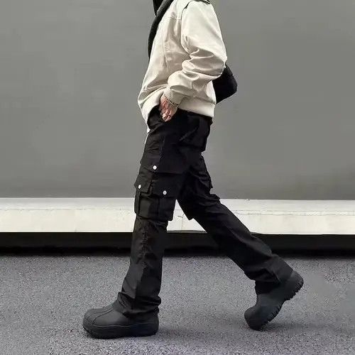 Other Straight Boot Cut Flared Pocket Cargo Jeans Size US 30 / EU 46 - 4 Thumbnail