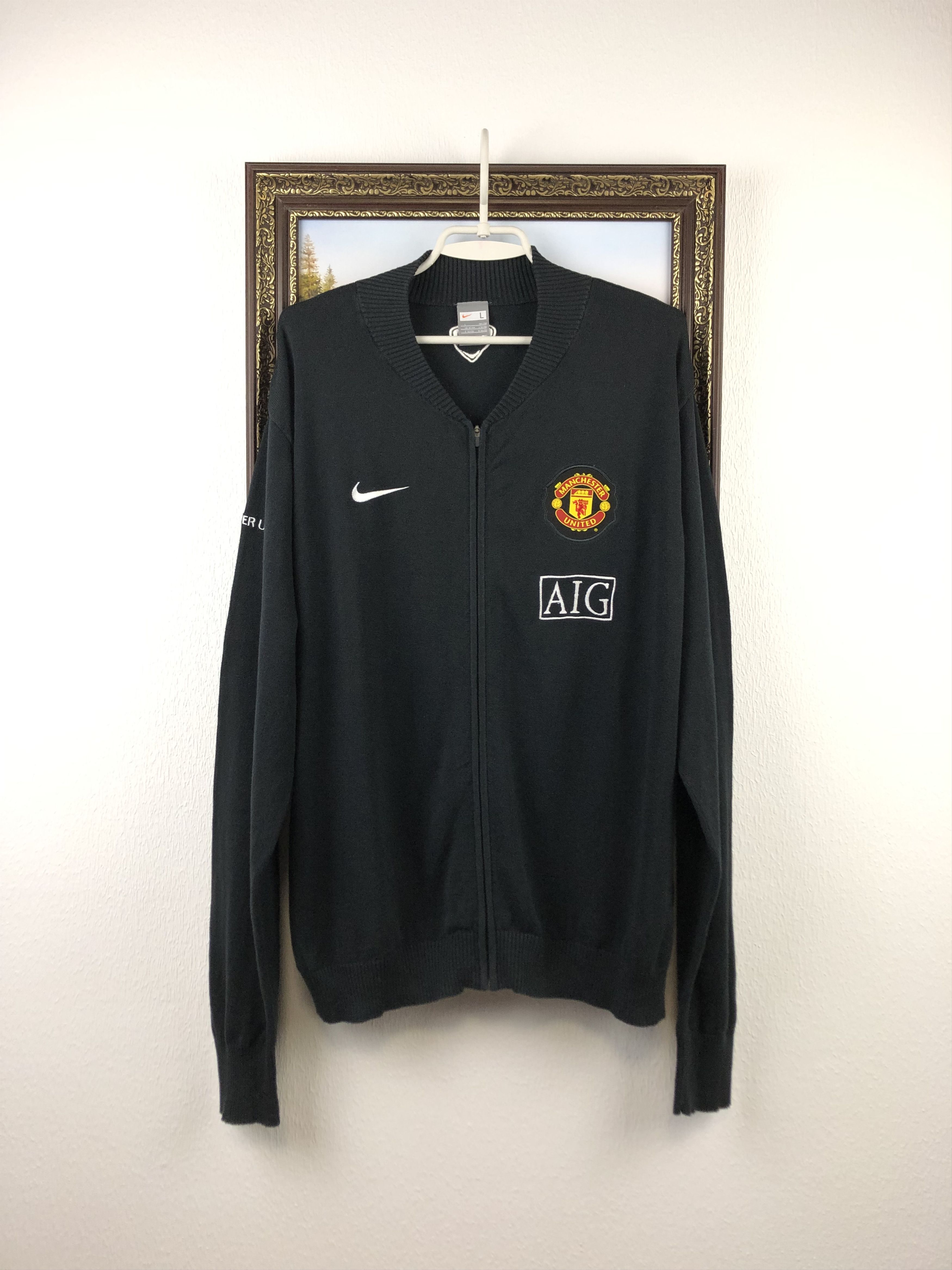 Nike Vintage Manchester United Football Jacket Sweater Soccer Size US L / EU 52-54 / 3 - 1 Thumbnail