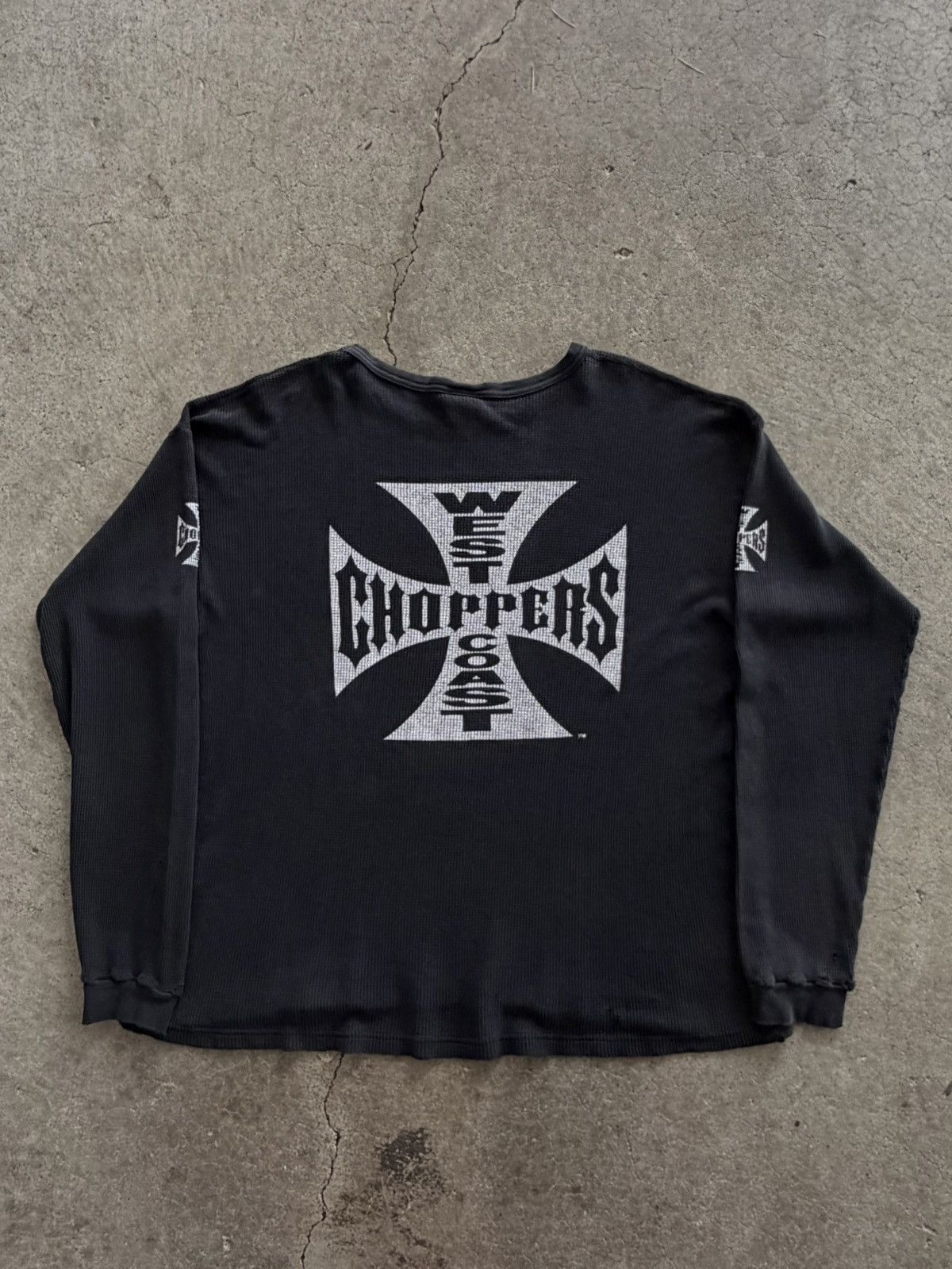 West Coast Choppers Vintage West Coast Choppers Thermal Shirt Size US XL / EU 56 / 4 - 2 Thumbnail