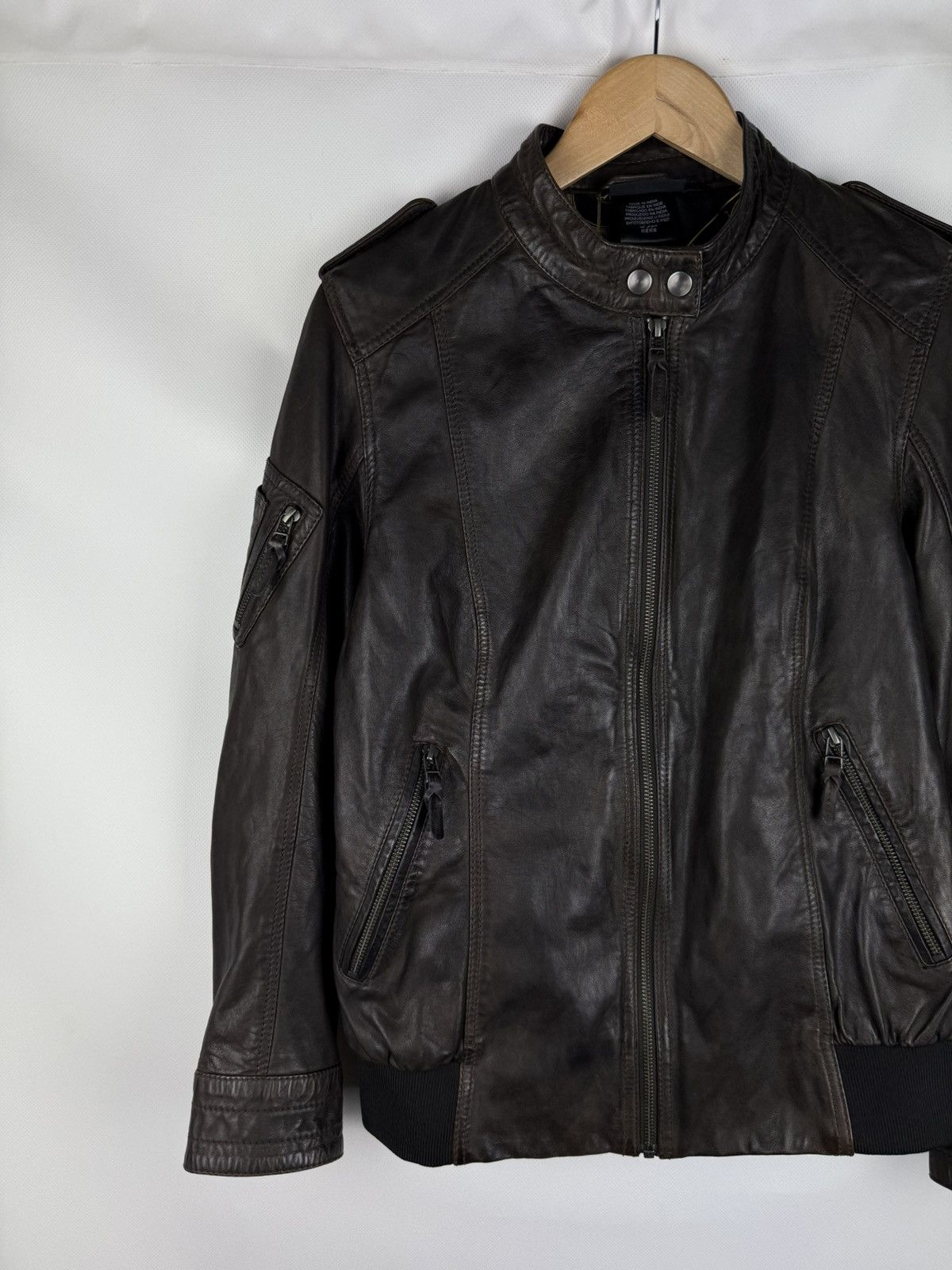 BMW BMW Motorrad Ladies Lamb Leather Motorcycle Jacket Size M Size M / US 6-8 / IT 42-44 - 2 Thumbnail