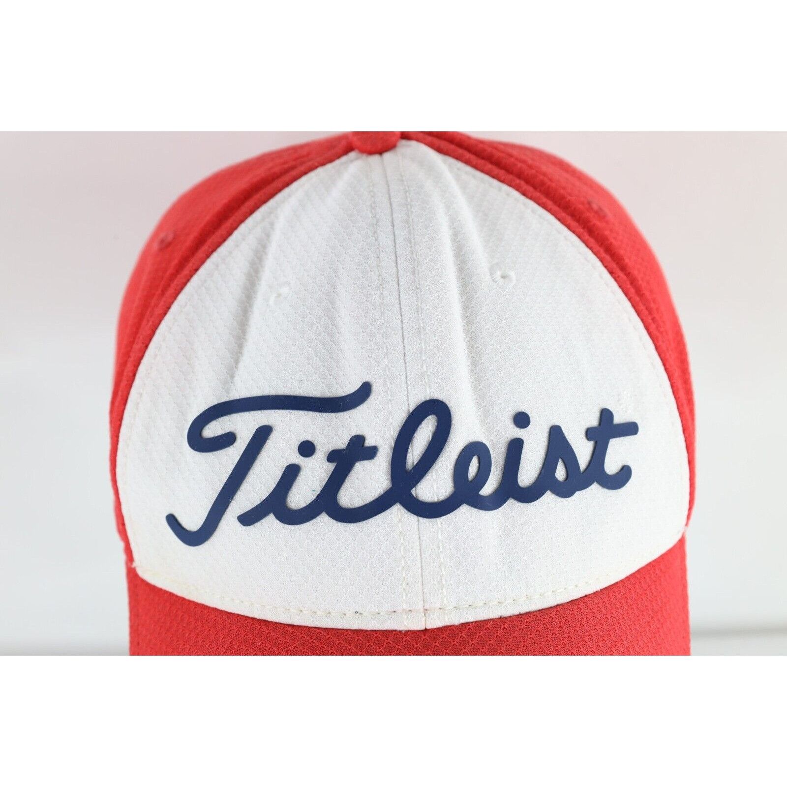 Titleist Titleist Golf Distressed Script Spell Out Color Block Hat Size ONE SIZE - 3 Thumbnail