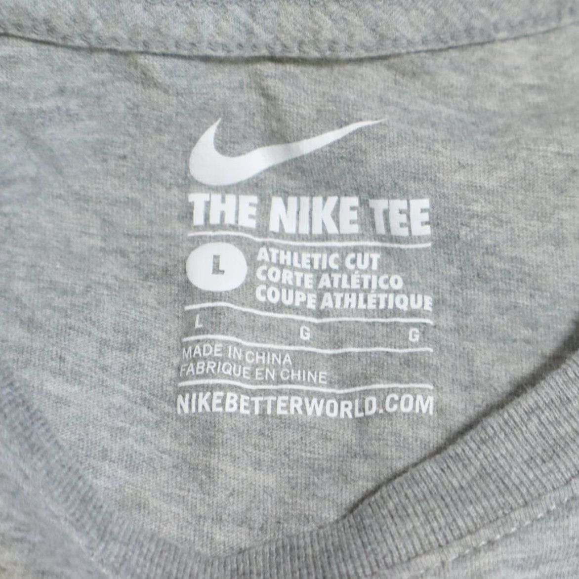 Nike Nike Shirt Gray Men's L Just Do it Camo Fill Solid T-Shirt, Slim Size US L / EU 52-54 / 3 - 5 Thumbnail