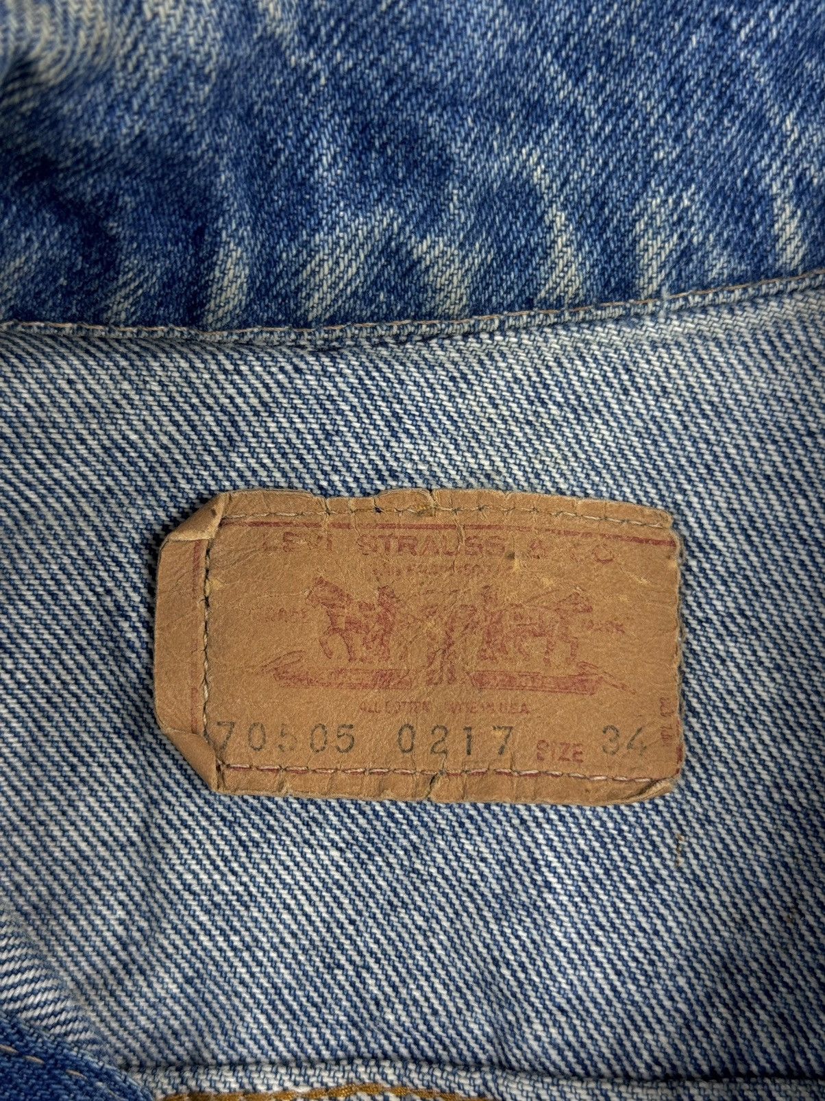 Levi's × Vintage LEVIS Vintage Made in USA Short Jeans Denim Jacket Size S / US 4 / IT 40 - 12 Thumbnail