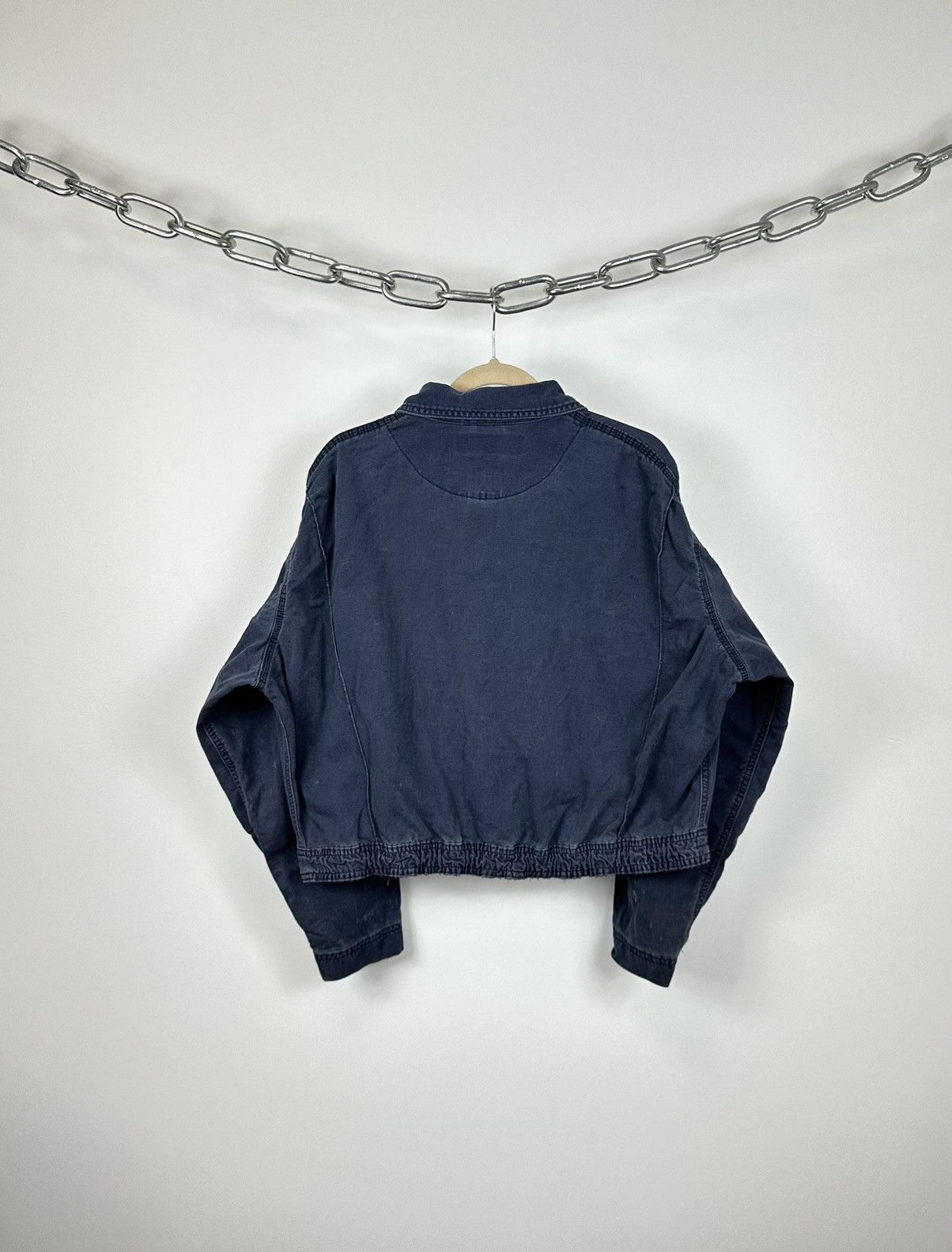Carhartt Vintage 90s Carhartt Flame Resistant USA Cropped Work Jacket Size US M / EU 48-50 / 2 - 2 Thumbnail