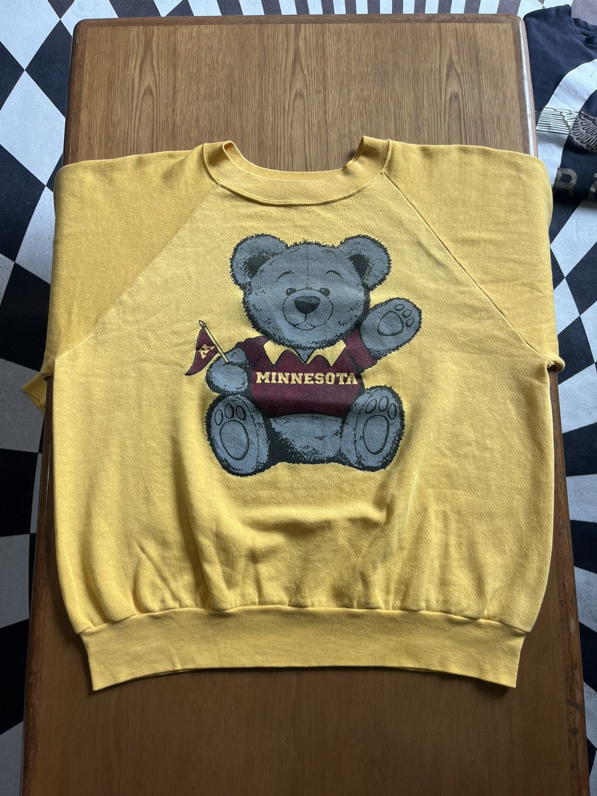 Vintage Vintage MINNESOTA Bear 80’s Sweater shirt Size US L / EU 52-54 / 3 - 2 Thumbnail