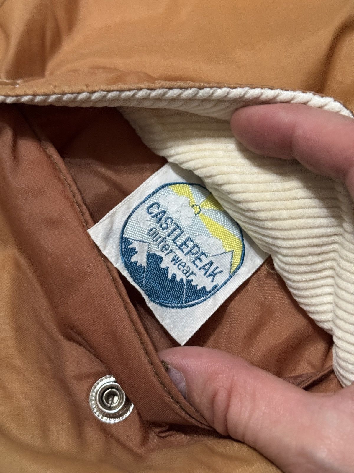Vintage Vintage 70s Castlepeak Corduroy Reversible Button Up Vest Size US M / EU 48-50 / 2 - 6 Thumbnail