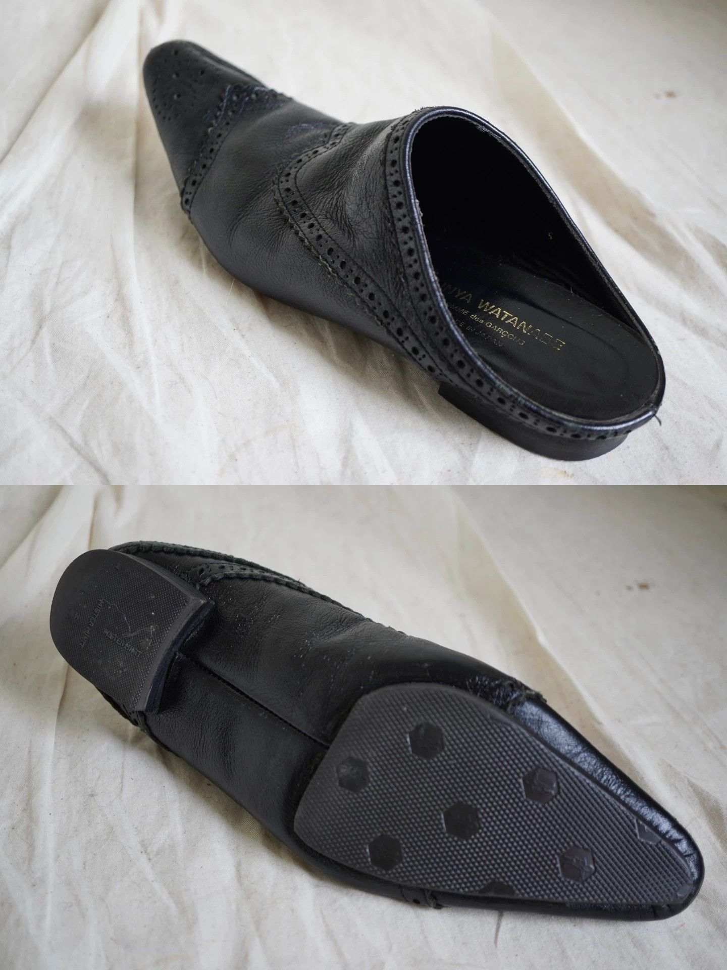 Junya Watanabe Junya Watanabe 2003SS Rare Low Heel Pointed Toe 36 8/10 Size US 5.5 / IT 35.5 - 9 Thumbnail