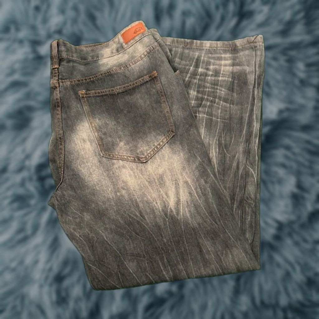 Ecko Unltd. Vintage Y2K Ecko Unltd Baggy Skater Grunge Jeans VTG Mens Sz 38 Dark Denim Wash Size US 38 / EU 54 - 1 Thumbnail
