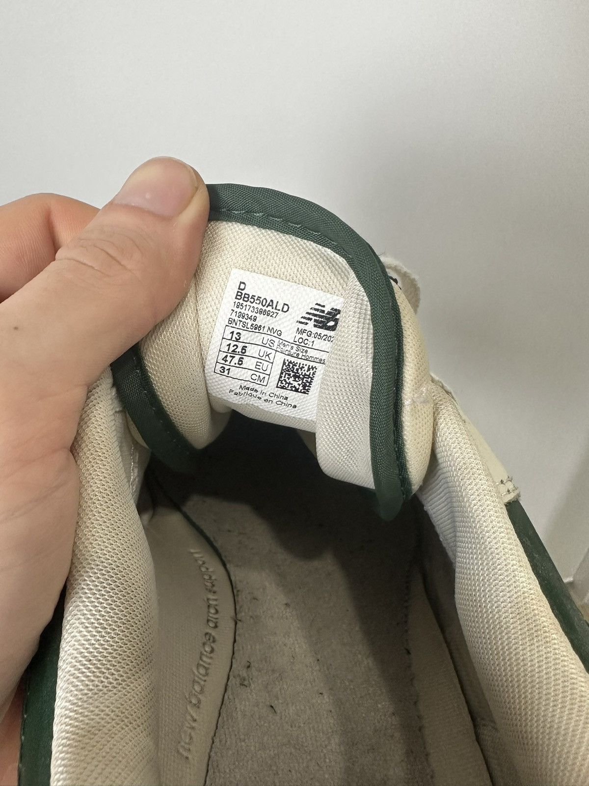 Aime Leon Dore × New Balance New Balance x ALD 550 Green White Evergreen Size US 13 / EU 46 - 6 Thumbnail