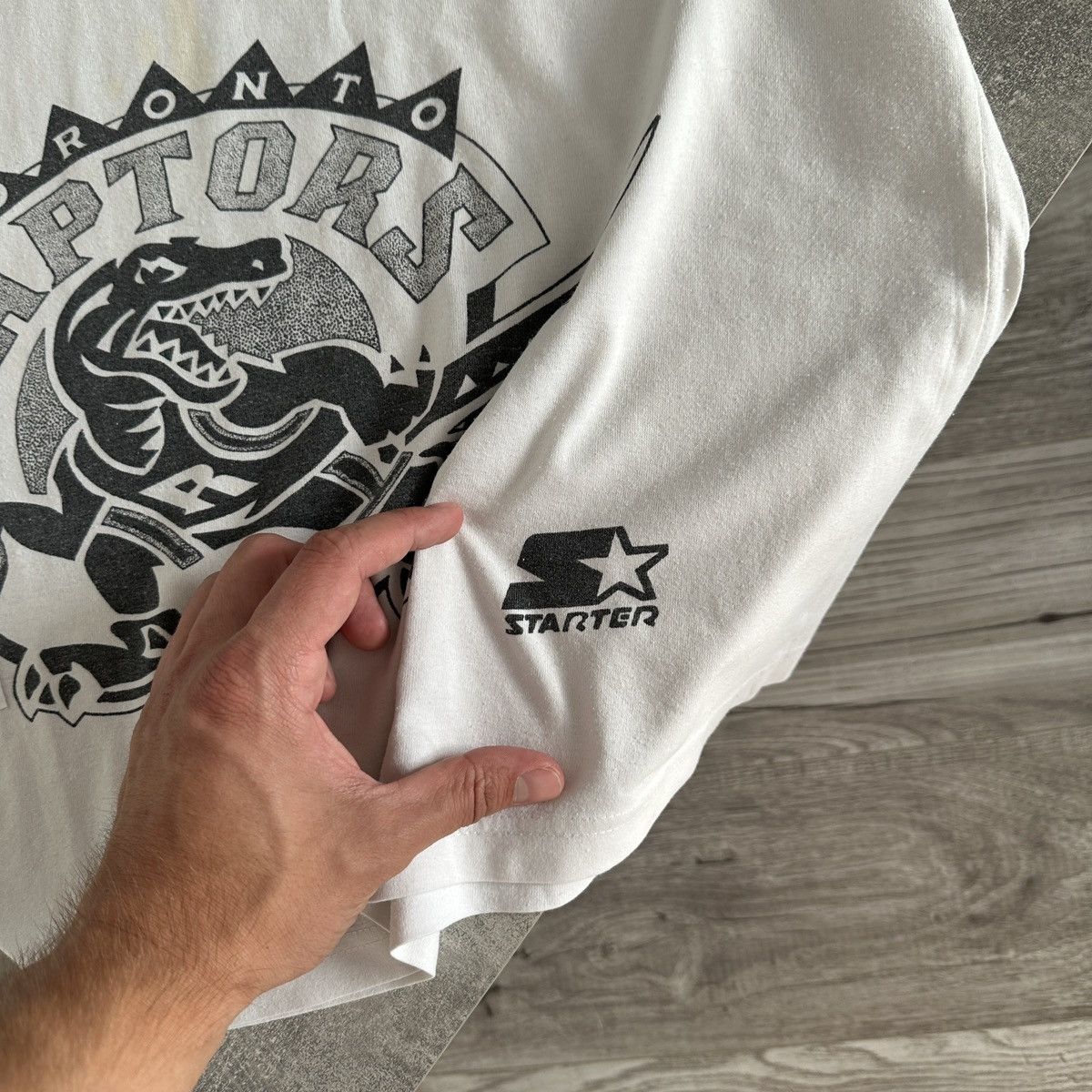 NBA Vintage 90s Toronto Raptors NBA Starter Champion tee y2k og Size US M / EU 48-50 / 2 - 6 Thumbnail