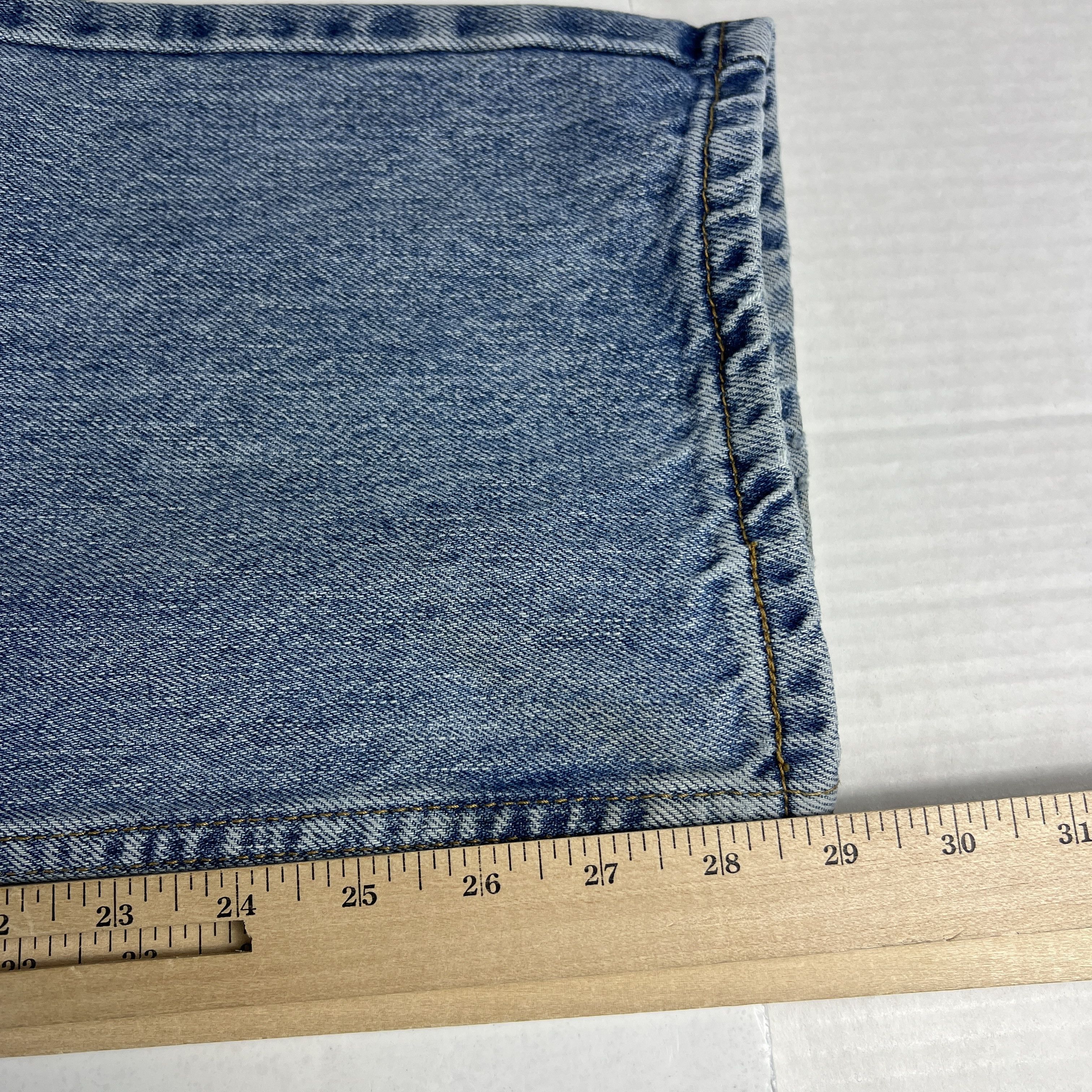 Levi's × Vintage Y2K Levi's Jeans 505 Straight Blue Faded Cotton Denim Size US 34 / EU 50 - 20 Thumbnail
