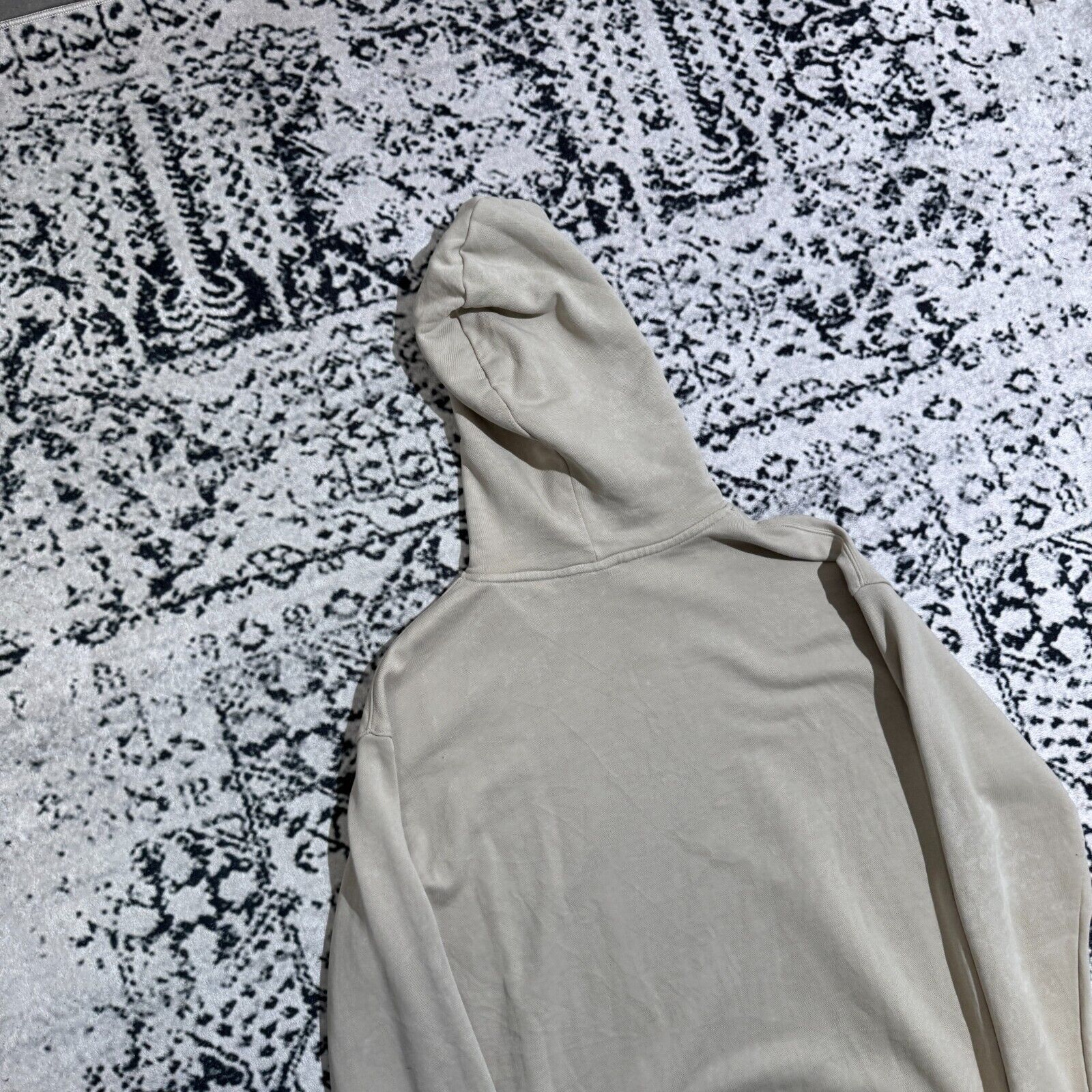 Nike × Vintage Vintage Nike Beige Tan Cotton Hoodie XS Center Swoosh Y2K Size US XS / EU 42 / 0 - 15 Thumbnail