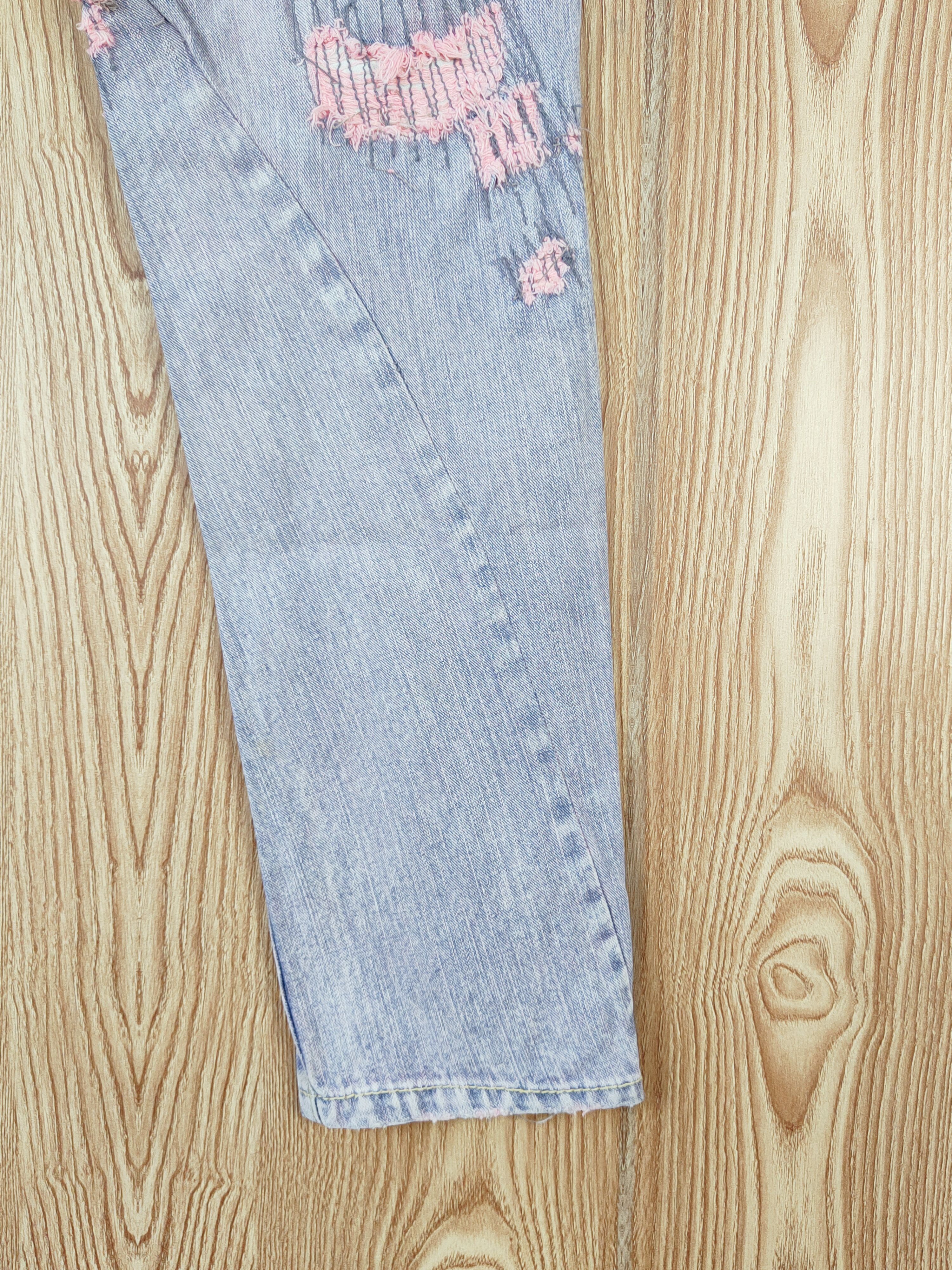 Japanese Brand Japanese Brand Blue Faded Distressed Ripped Jeans #W493 Size US 31 - 11 Thumbnail