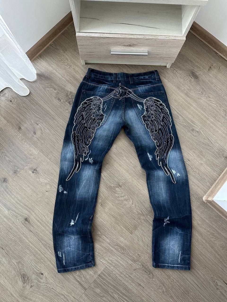 Christian Audigier × Ed Hardy × Vintage Vintage Ed Hardy Christian Audigier Style Pants Size US 32 / EU 48 - 1 Thumbnail