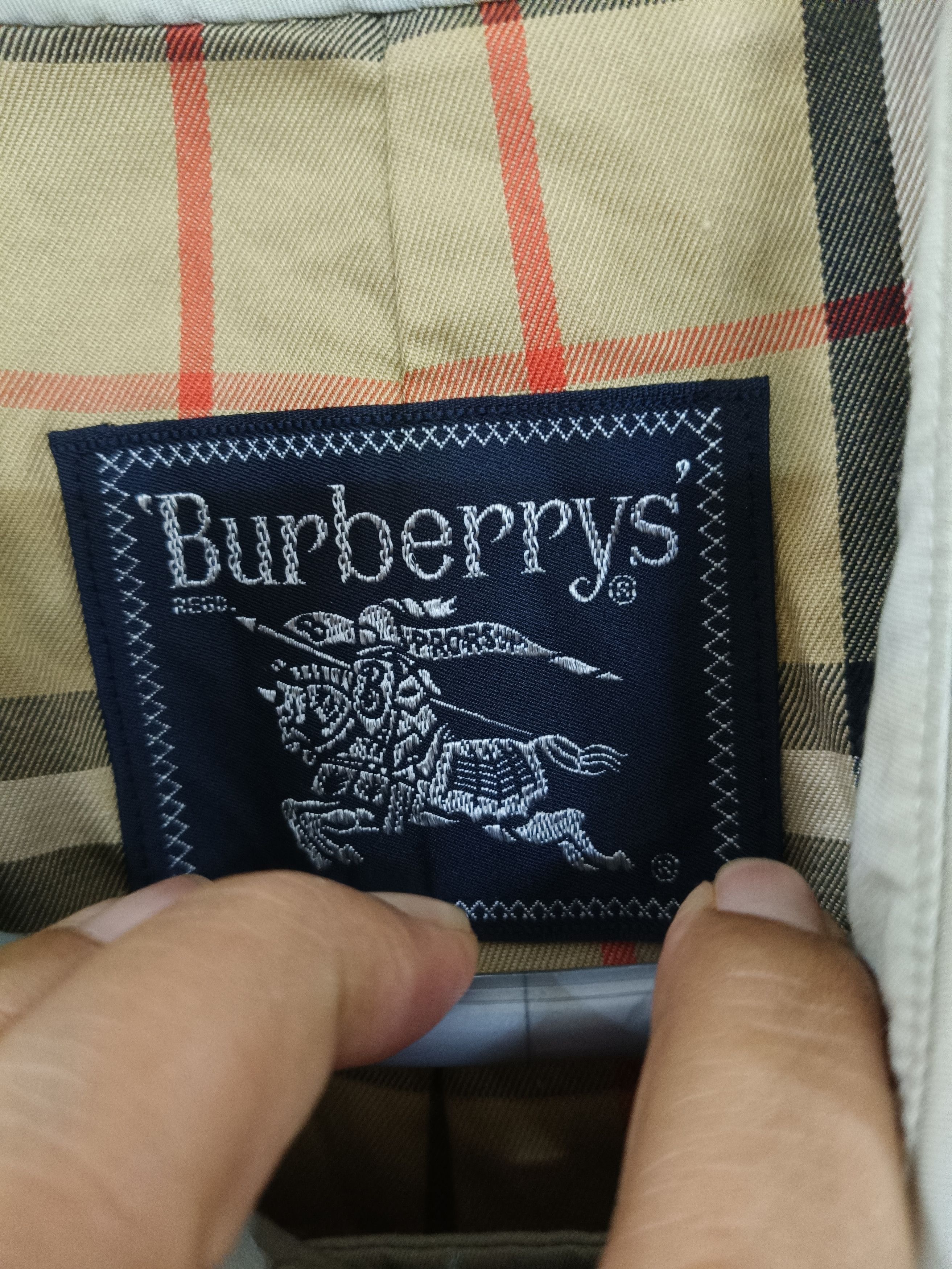 Burberry Prorsum × Vintage Burberry Prorsum BURBERRYS NOVA CHECKED TRENCH COAT JACKET Size US L / EU 52-54 / 3 - 13 Thumbnail