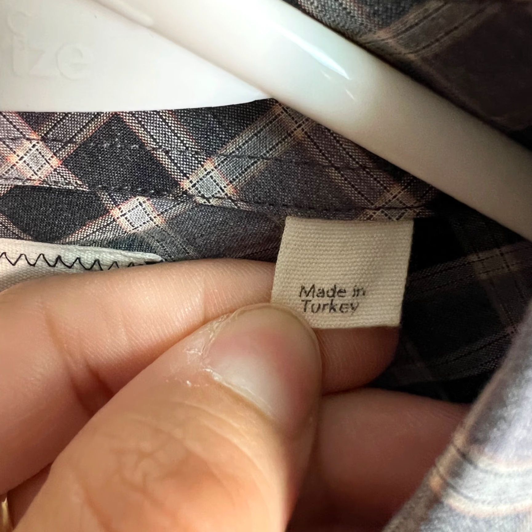 Billy Reid VINTAGE Billy Reid Mens Plaid Shirt Regular Fit Long Sleeve XL Gray Cotton Button-Up Mens Shirt Size US XL / EU 56 / 4 - 4 Thumbnail