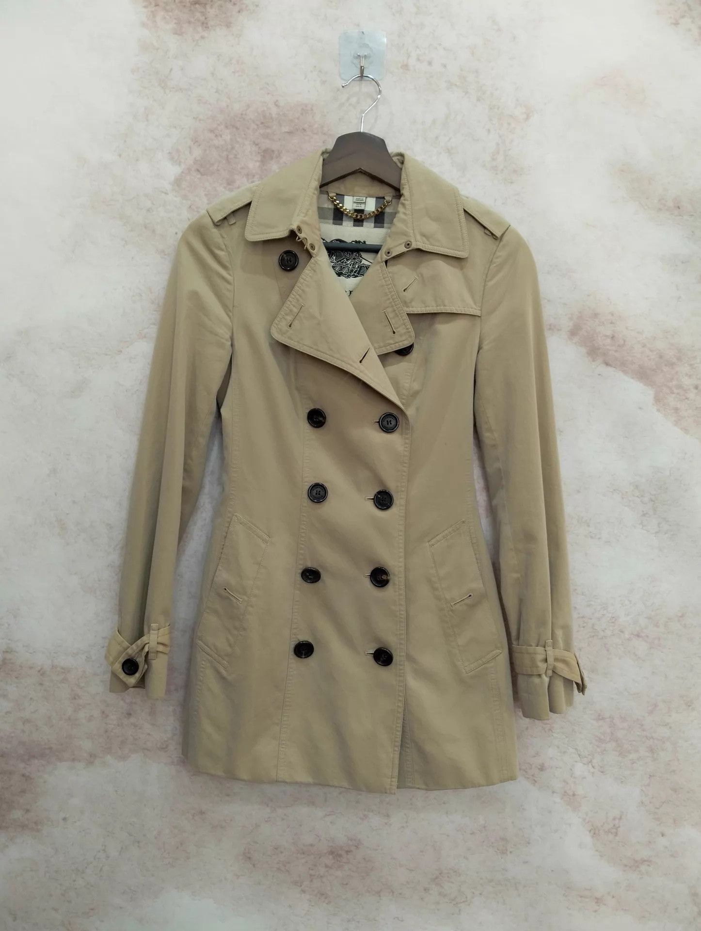 Burberry Burberry Women's Mid-Length Trench Coat UK4 95New Size XS / US 0-2 / IT 36-38 - 1 Thumbnail