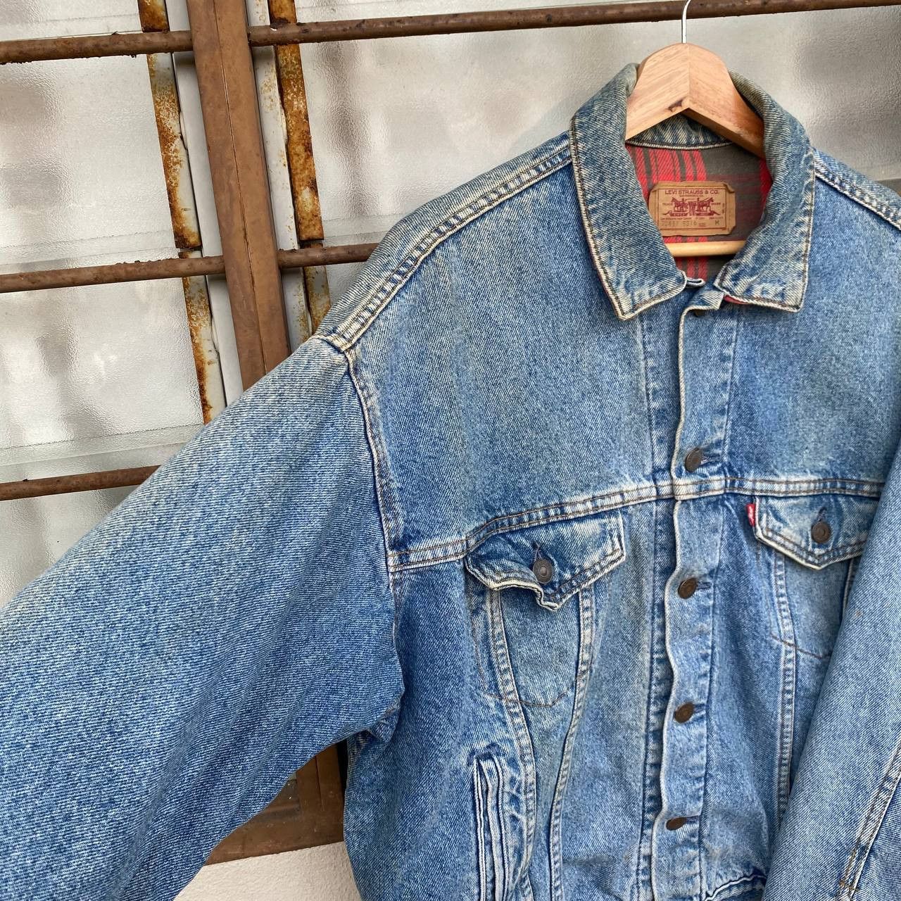 Levi's Vintage Clothing Vintage 90s Levi’s Blanket Lined Denim Trucker Jacket USA Size US M / EU 48-50 / 2 - 5 Thumbnail