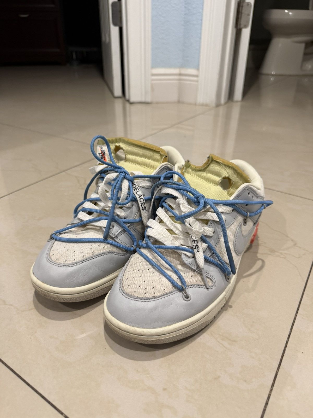 Nike × Off-White Nike Dunk Low Off-White “The 50” – Lot 5 of 50 Size US 10.5 / EU 43-44 - 3 Thumbnail