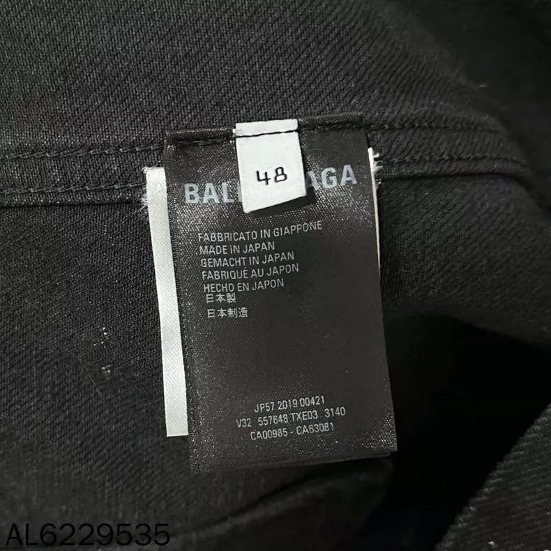 Balenciaga Balenciaga Ink-splashing denim jacket 2502-Nextarrow Size US M / EU 48-50 / 2 - 5 Thumbnail