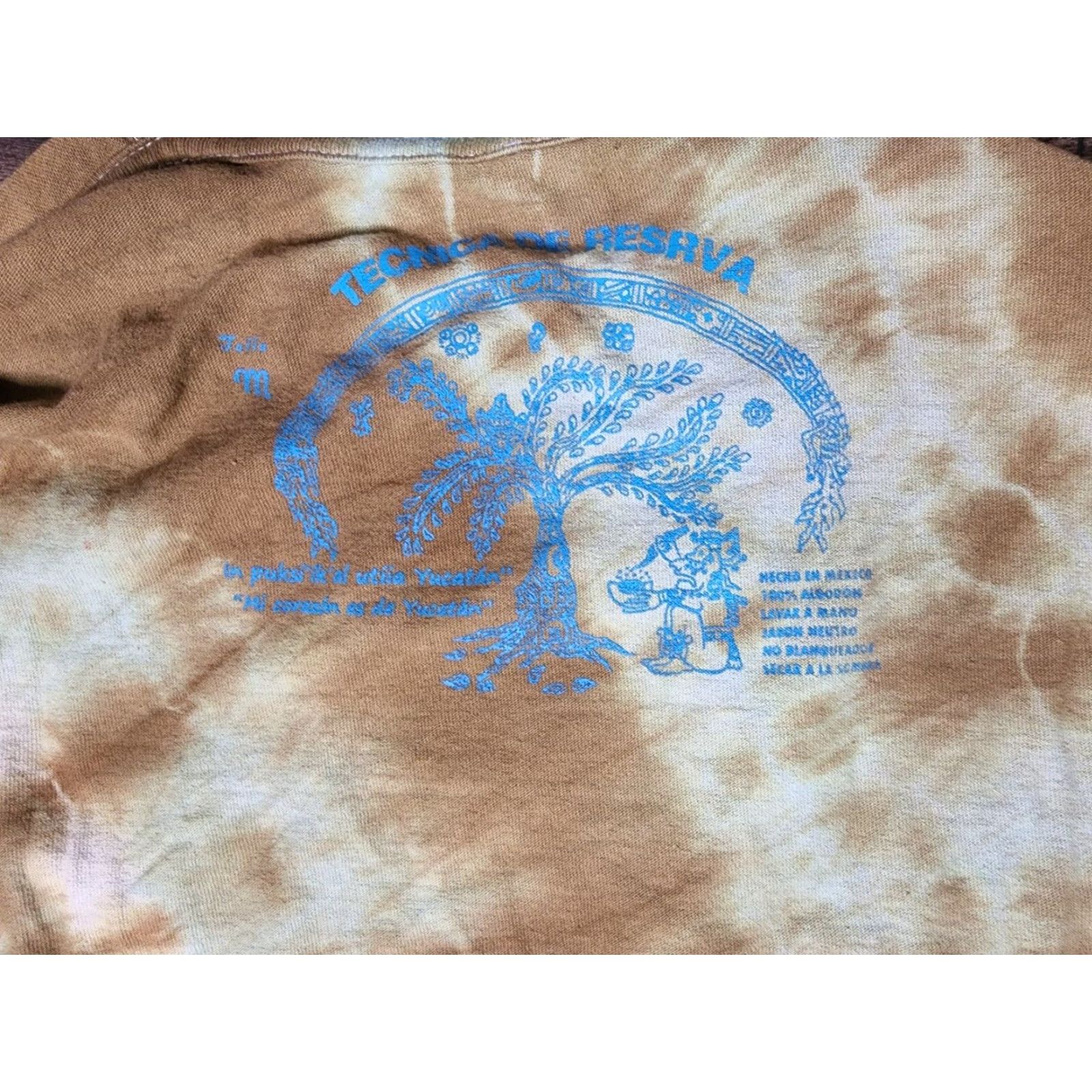 Vintage VINTAGE 90s Mexican Aztec Tribal Cotton Short Sleeve T Shirt Mens Medium Brown Size US M / EU 48-50 / 2 - 3 Thumbnail