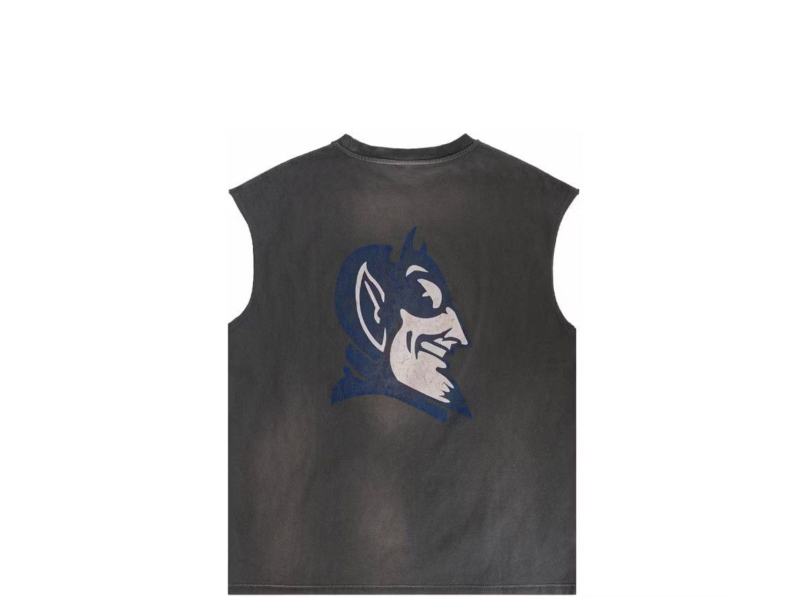 Eric Emanuel Eric Emanuel EE washed grey Duke Blue Devils cutoff shirt Size US L / EU 52-54 / 3 - 2 Thumbnail