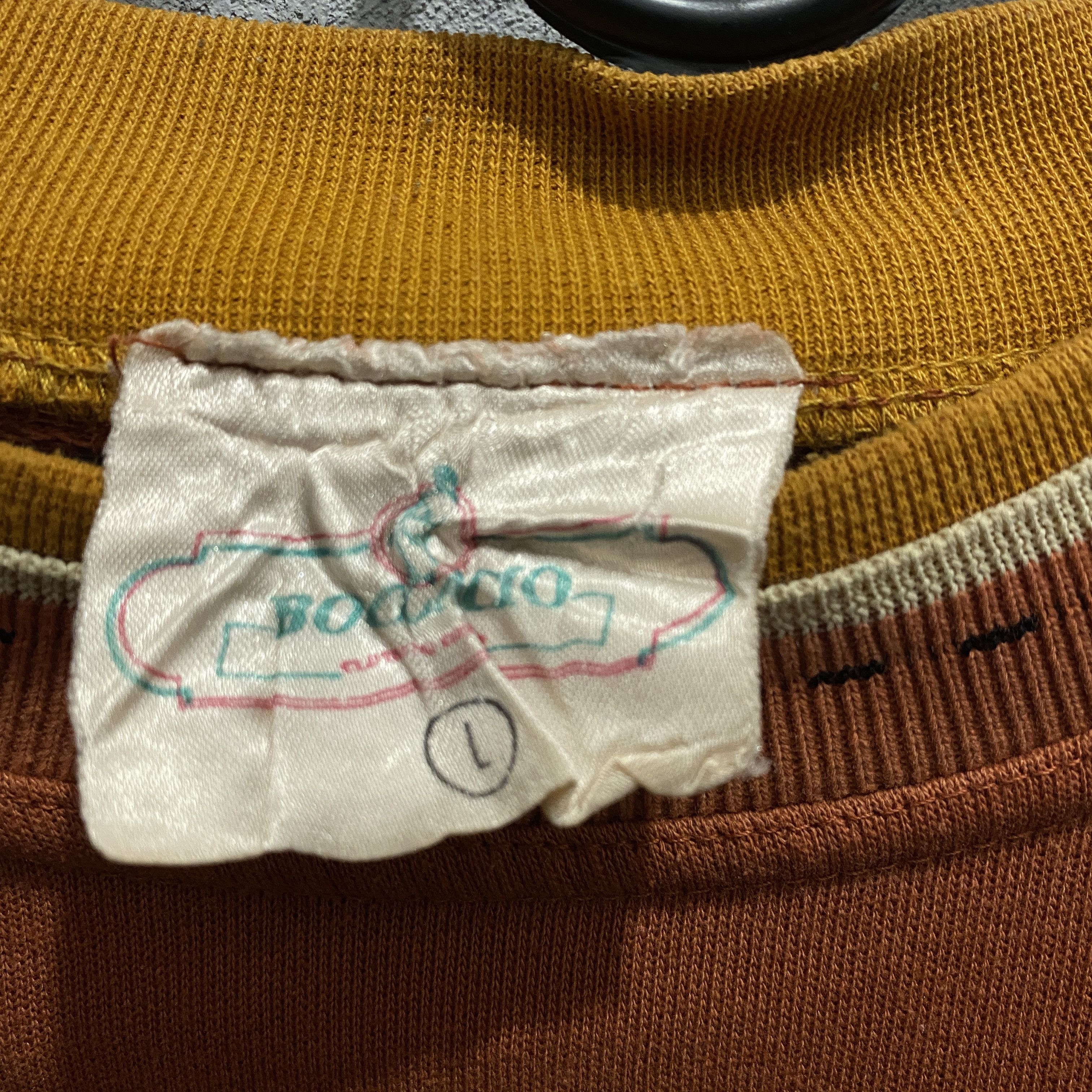 Vintage Orange vintage sweatshirt swag y2k rap - L Size US L / EU 52-54 / 3 - 3 Thumbnail