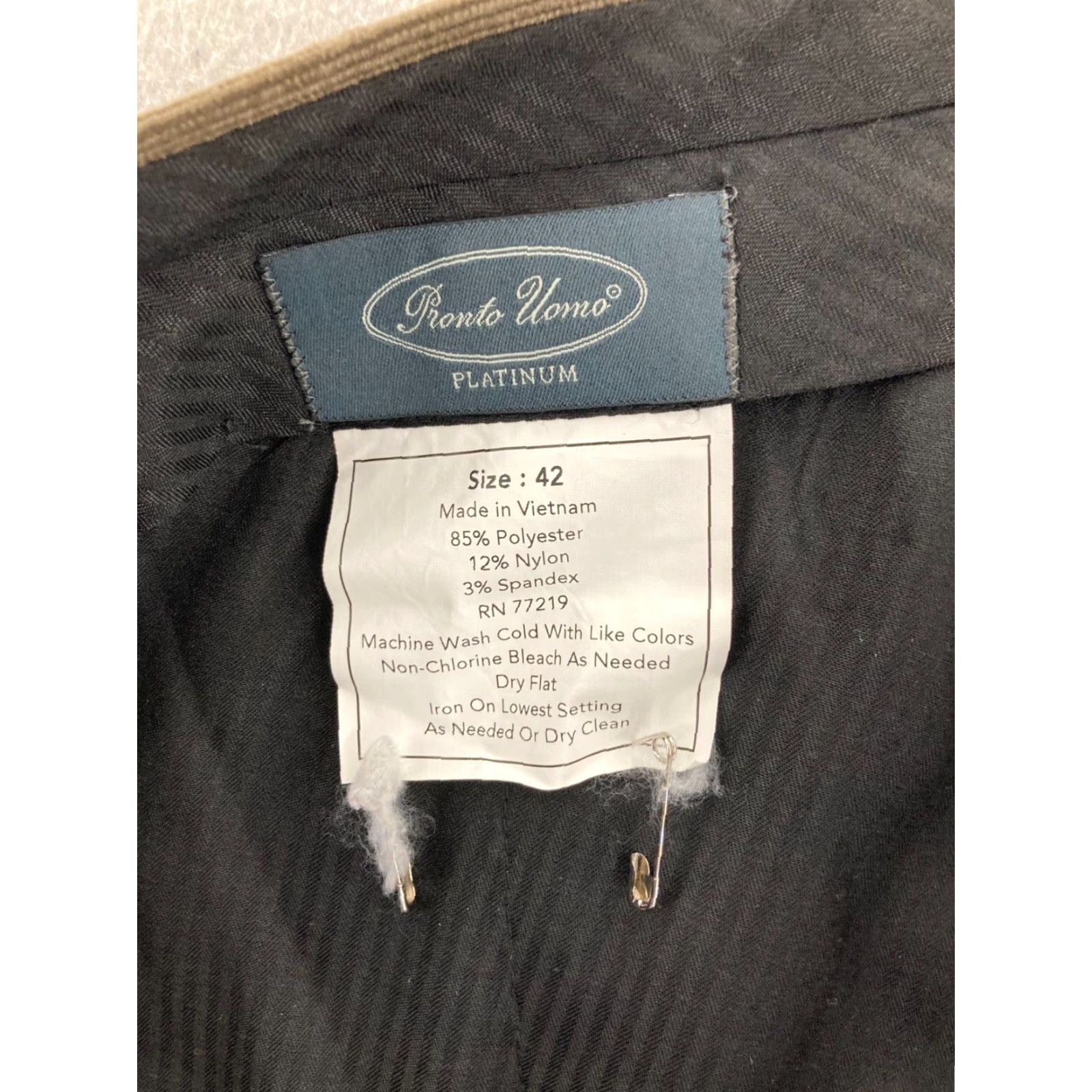 Pronto Uomo Pronto Uomo Platinum Corduroy Pants Mens 42 Brown Dress Straight Leg Size US 42 / EU 58 - 7 Thumbnail