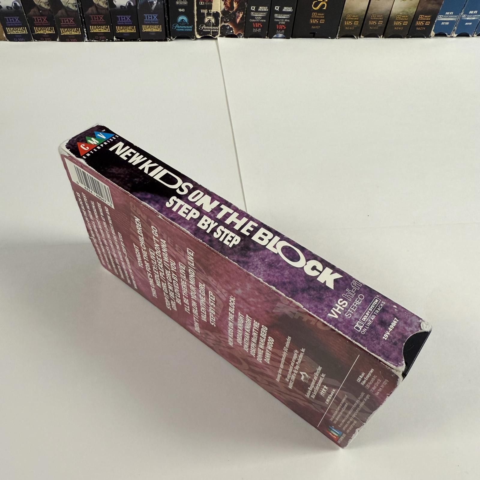 Designer New Kids on the Block Step by Step VHS RARE Original 1990 Size ONE SIZE - 6 Thumbnail