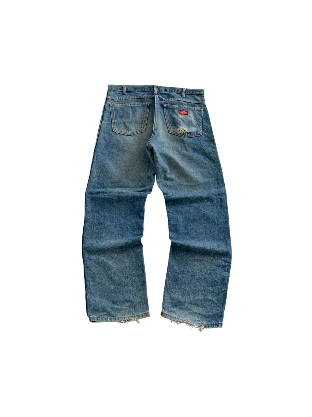 Dickies Vintage Dickies Reguler Distressed Faded Baggy Jeans Size US 34 / EU 50 - 1 Thumbnail