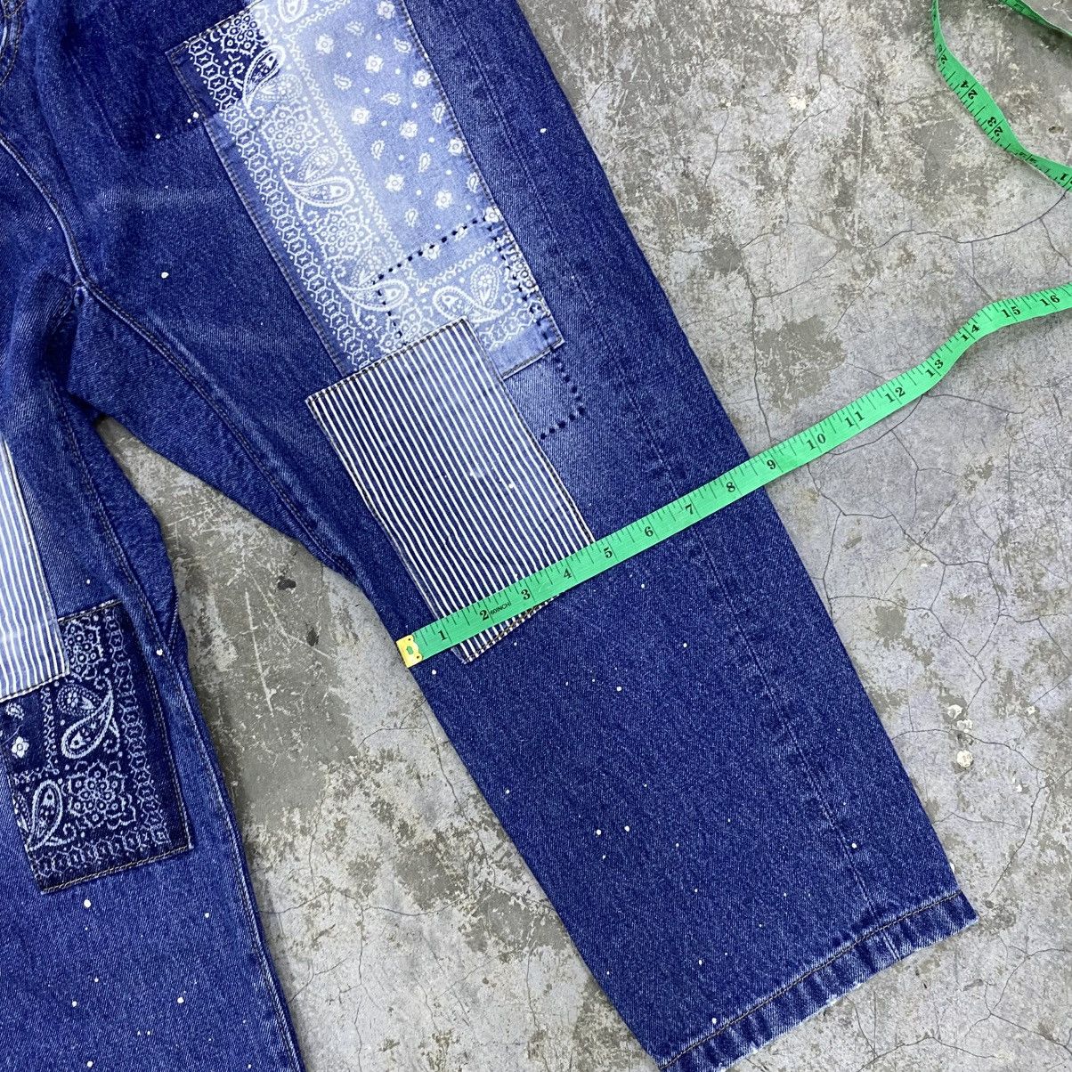 If Six Was Nine vintage tobila union made patchwork jeans Size US 29 - 15 Thumbnail