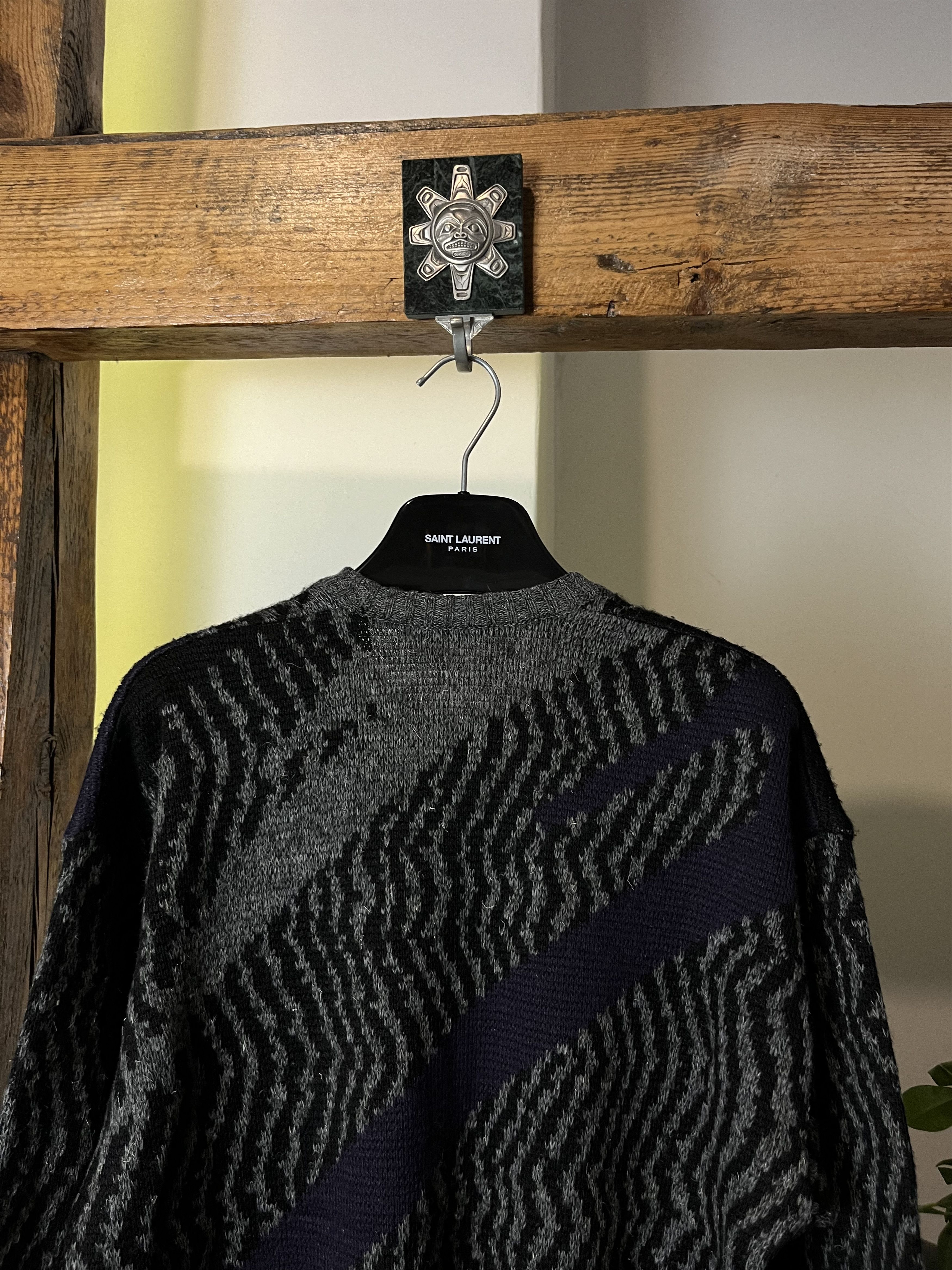 Vintage 90s Wool Blend Goblincore Multicolour Knitwear Sweater Size US M / EU 48-50 / 2 - 7 Thumbnail
