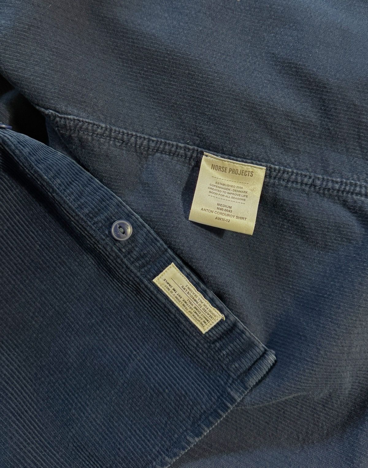 Norse Projects Norse Projects Anton Corduroy Shirt Size US M / EU 48-50 / 2 - 6 Thumbnail