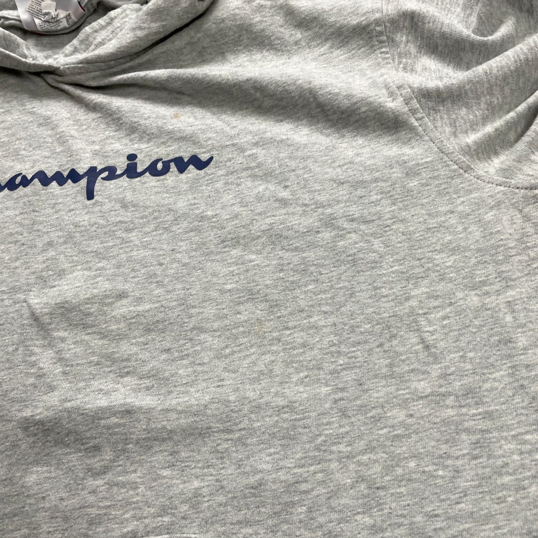 Champion Champion Women’s Hoodie Pullover 2XL Gray Graphic Cotton Activewear Size XXL / US 16-18 / IT 52-54 - 5 Thumbnail