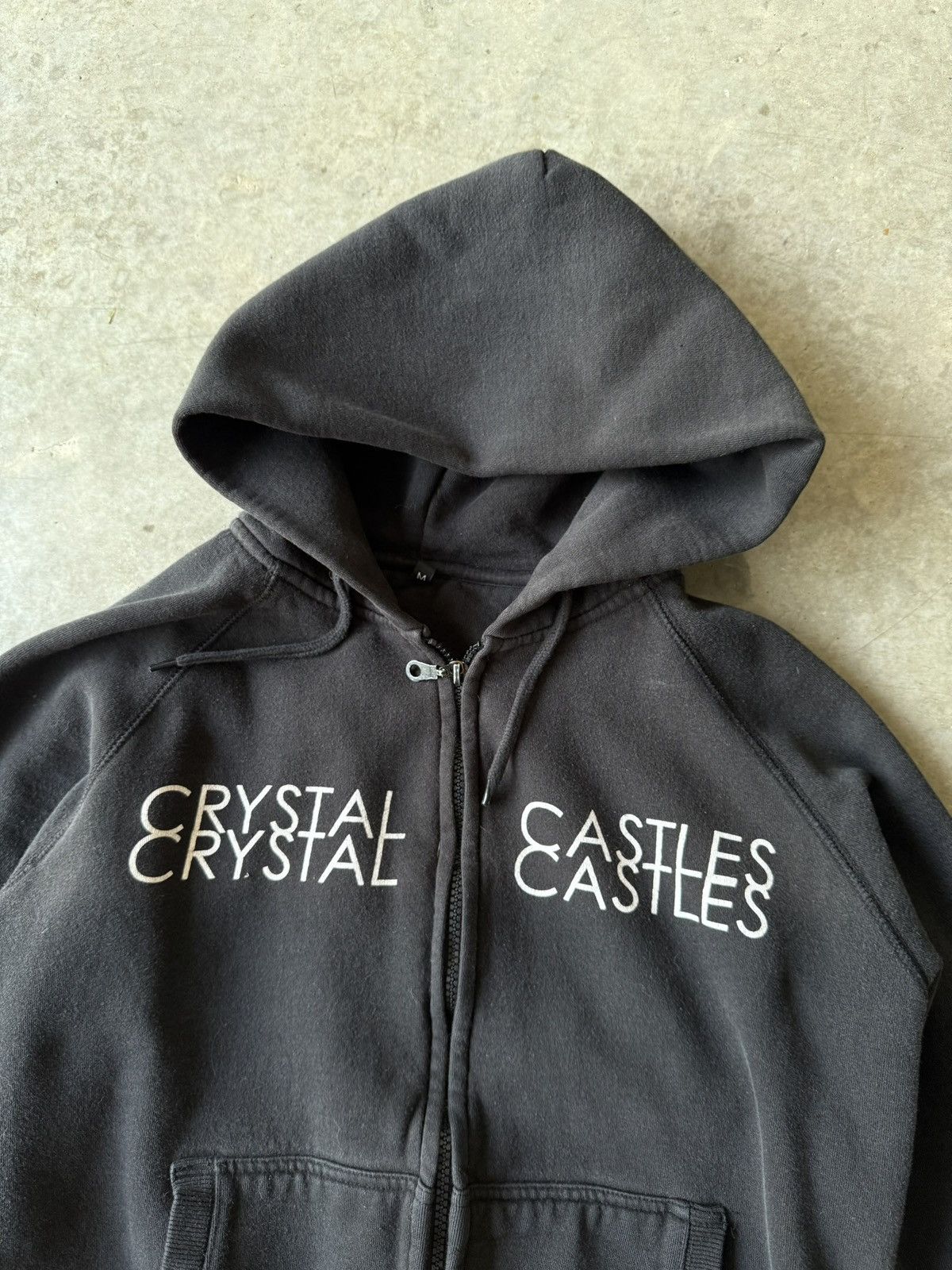 Vintage Crystal Castles 2013 “Kerosene” Zip Up Hoodie Size US S / EU 44-46 / 1 - 4 Thumbnail