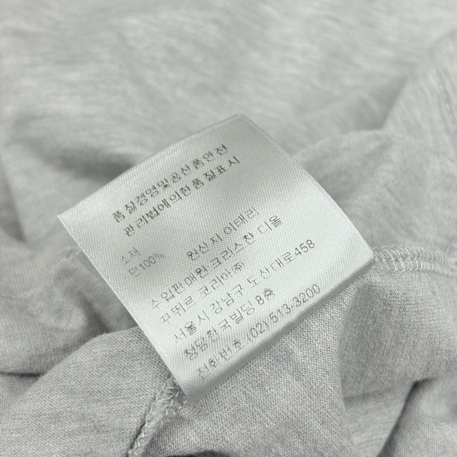 Dior Dior CD Icon Logo Cotton T-Shirt ' Grey ' | GREAT CONDITION! Size US L / EU 52-54 / 3 - 11 Thumbnail