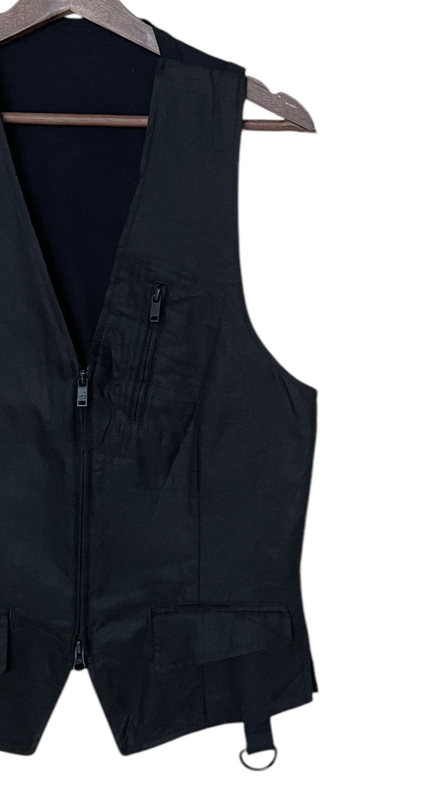 Japanese Brand × Yohji Yamamoto Vintage Japanese Brand Y-3 Yohji Yamamoto Vest 2000s Size US XS / EU 42 / 0 - 4 Thumbnail