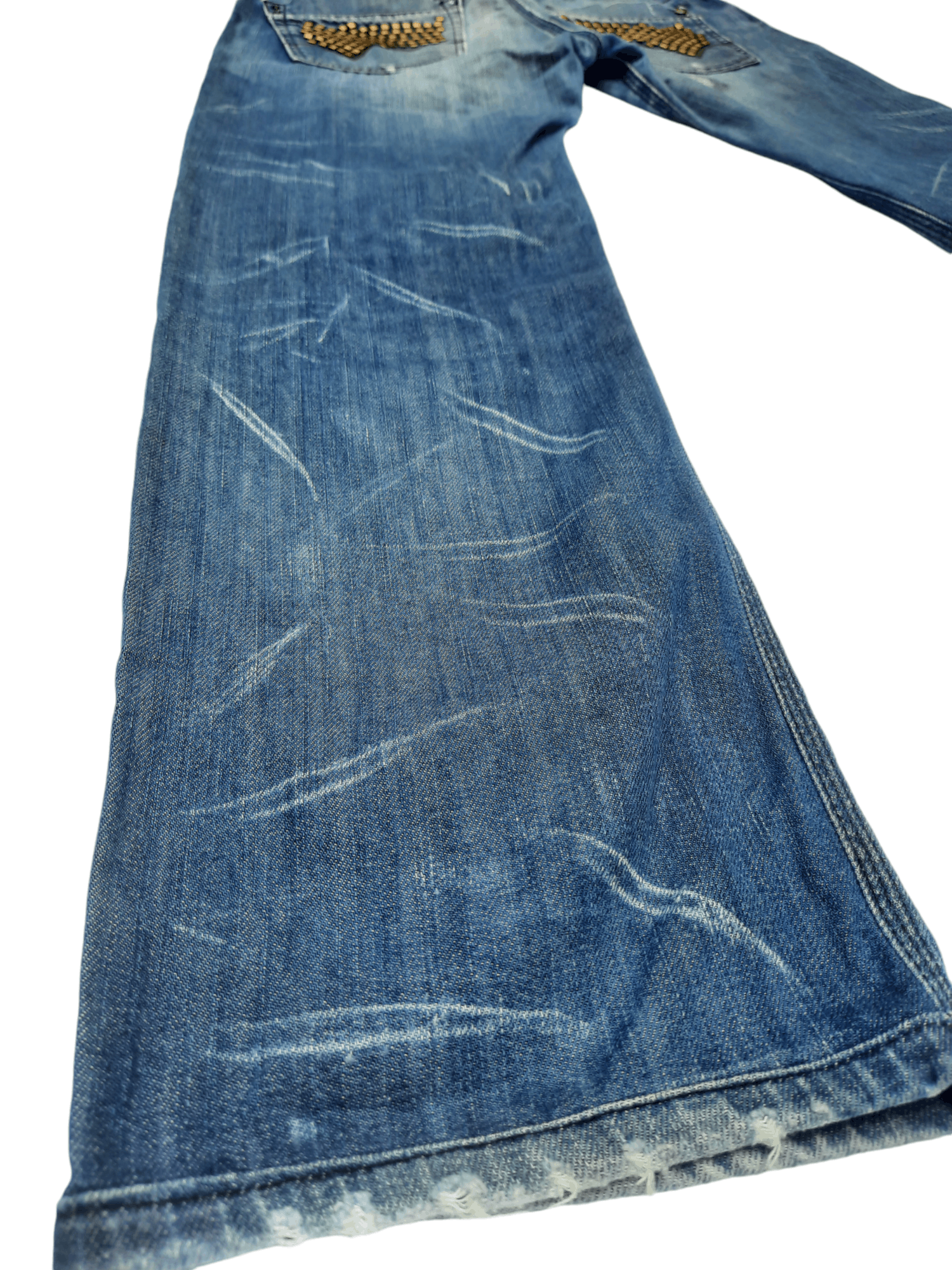 Diesel "DIESEL" distressed denim Size US 29 - 6 Thumbnail