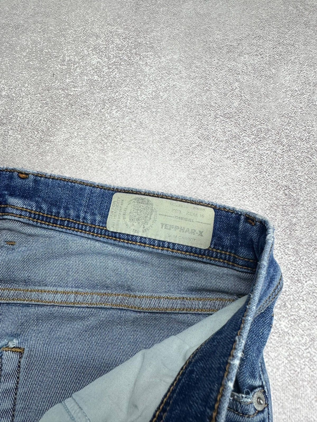 Diesel Vintage Diesel Distressed Y2K Slim Jeans 32 Size US 32 / EU 48 - 10 Thumbnail