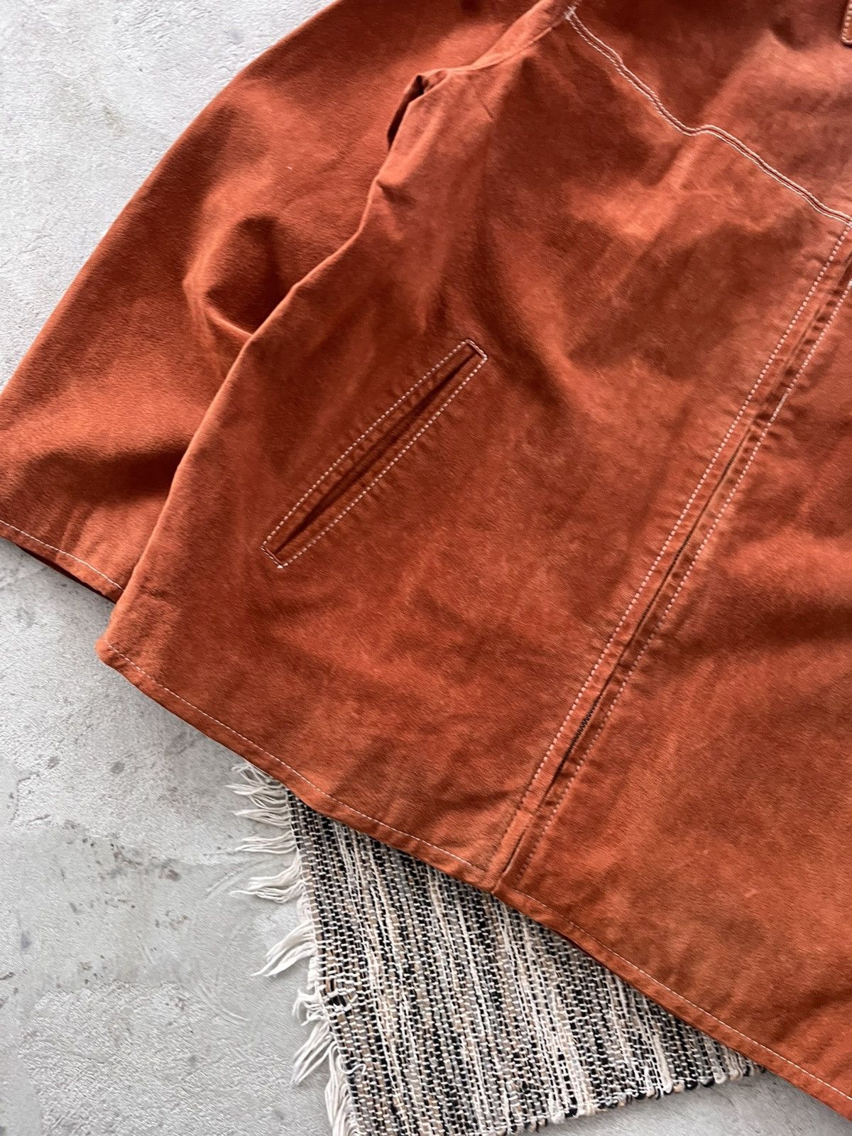 Genuine Leather Vintage Avantgarde Brown Orange Leather Coach Jacket Y2K Size US XL / EU 56 / 4 - 8 Thumbnail