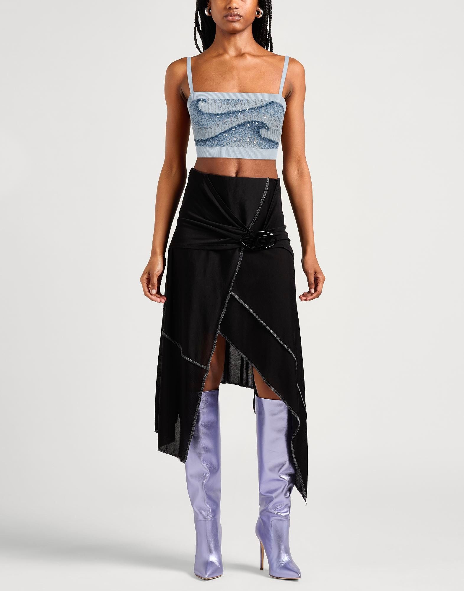 o1s1wg110525 Crop Top in Blue
