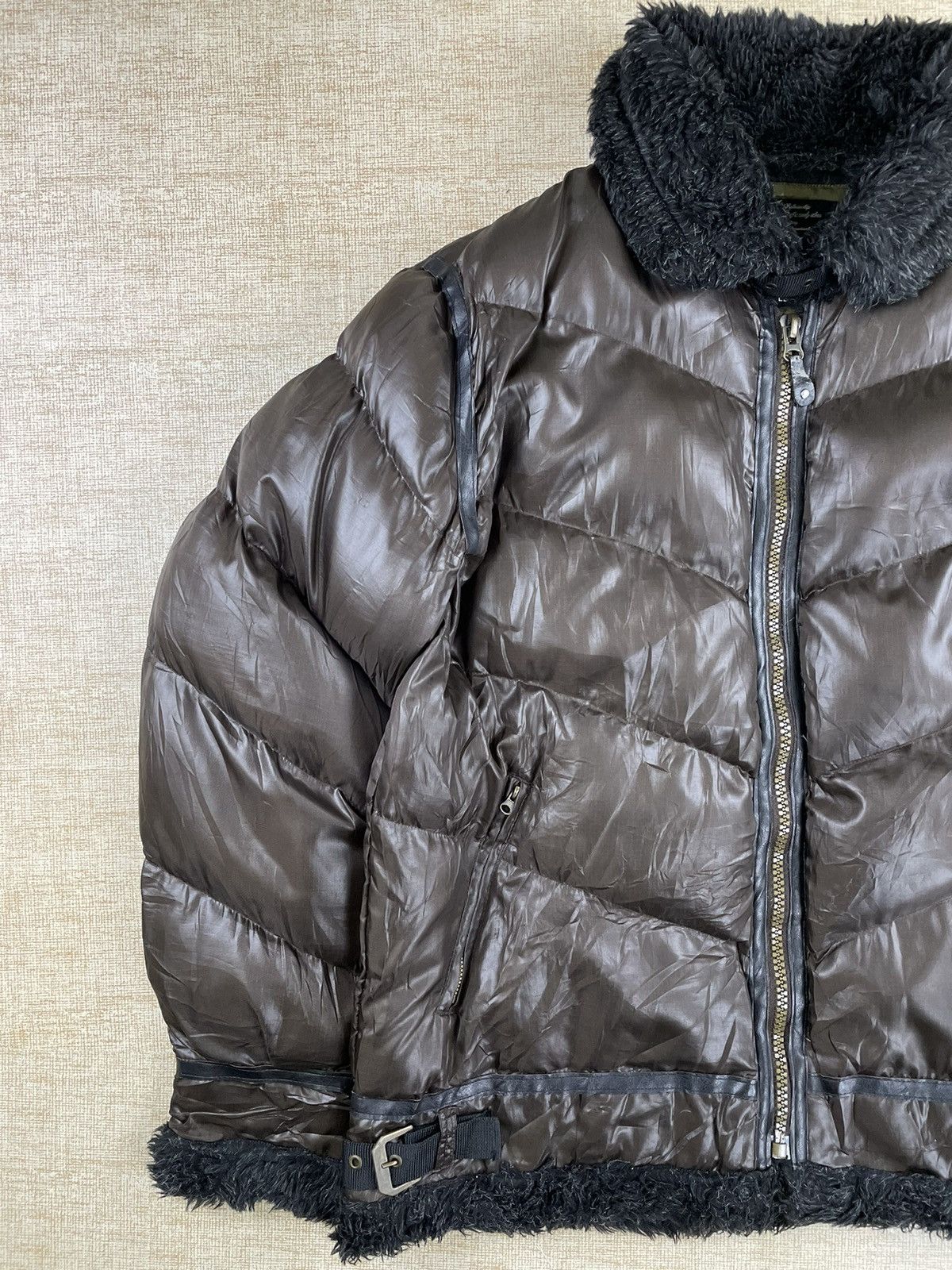 Vintage Vintage USAF Emergency Attack Faux Fur Puffer Jacket Size US L / EU 52-54 / 3 - 3 Thumbnail