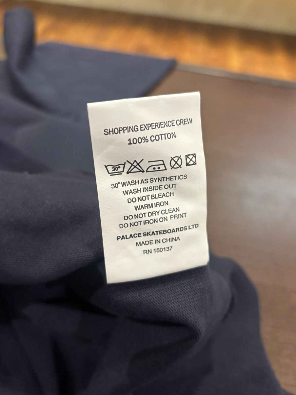 Palace Palace Shopping Experience Crew Navy Size US XL / EU 56 / 4 - 5 Thumbnail